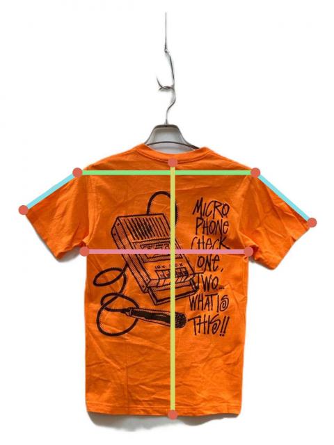 中古・古着通販】stussy (ステューシー) Tシャツ オレンジ サイズ:S