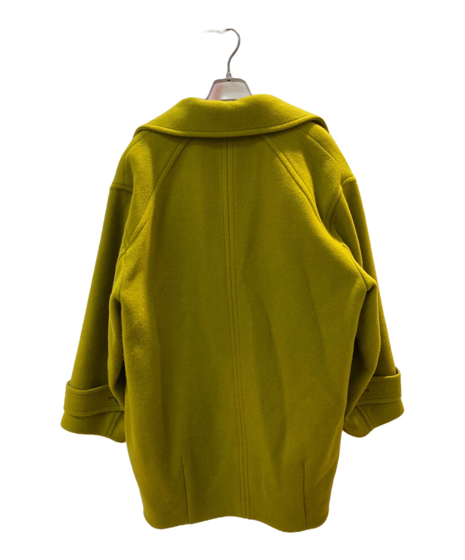 中古・古着通販】ROSE BUD (ローズバッド) big Pコート イエロー