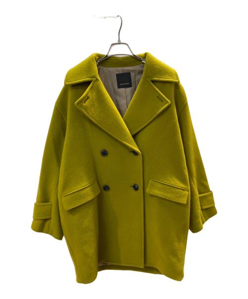 中古・古着通販】ROSE BUD (ローズバッド) big Pコート イエロー