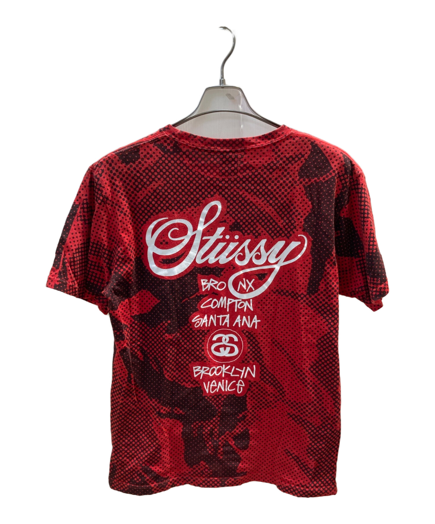 中古・古着通販】stussy (ステューシー) Tシャツ レッド サイズ:M