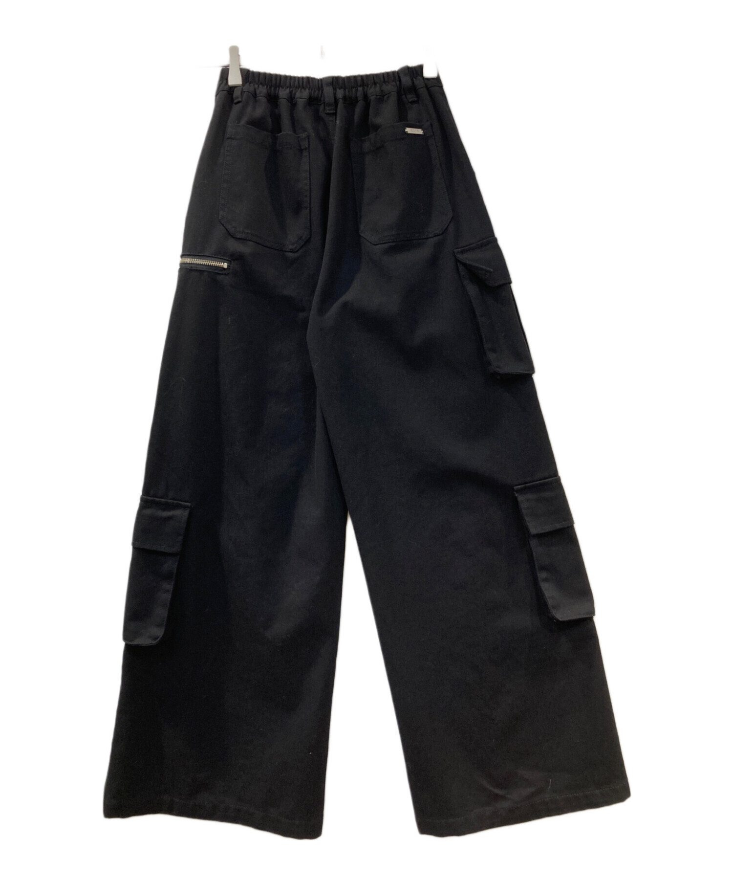 中古・古着通販】solni (solni) カーゴパンツ ブラック サイズ:S