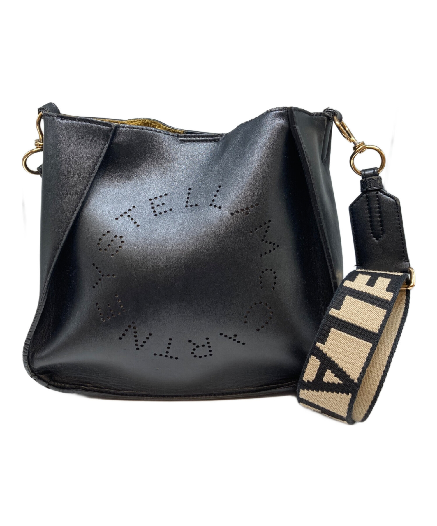 ■【中古・レディース】 STELLA MCCARTNEY ステラマッカートニー 靴 シューズ ローファー ブラック 黒 約25㎝ ヤマト60■1215N6x/19.3b ステラマッカートニー Stella McCartney S-WAVE HIGH スニーカー 靴