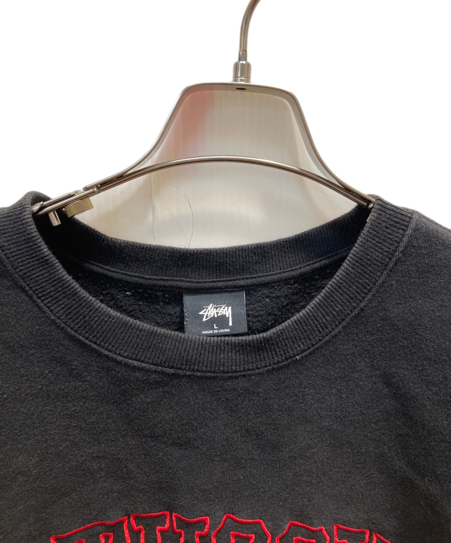 中古・古着通販】stussy (ステューシー) スウェット ブラック サイズ:L
