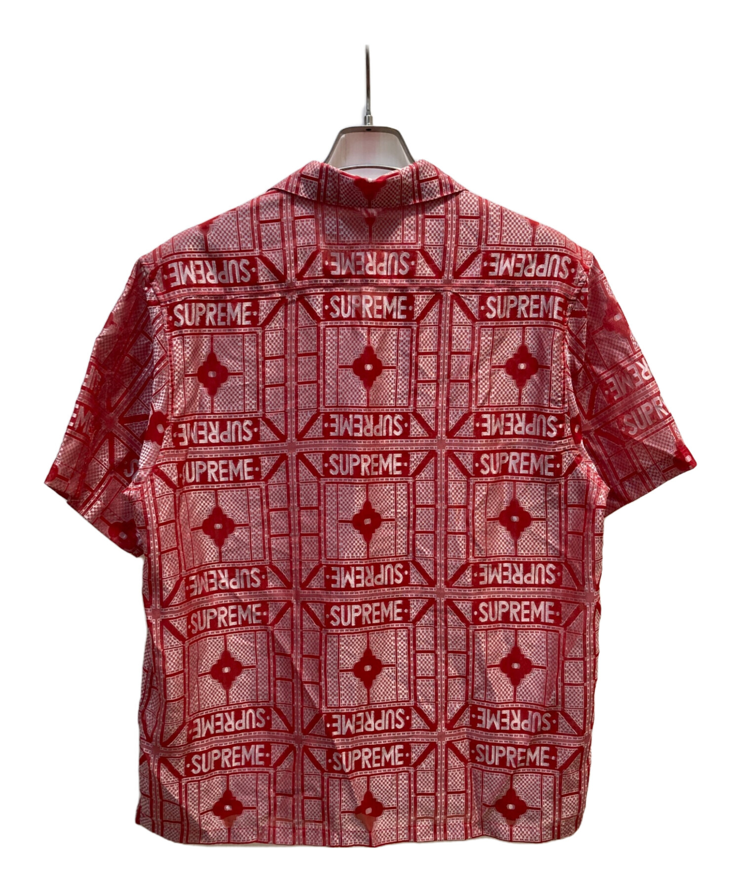 中古・古着通販】Supreme (シュプリーム) tray jacquard s/s shirt 