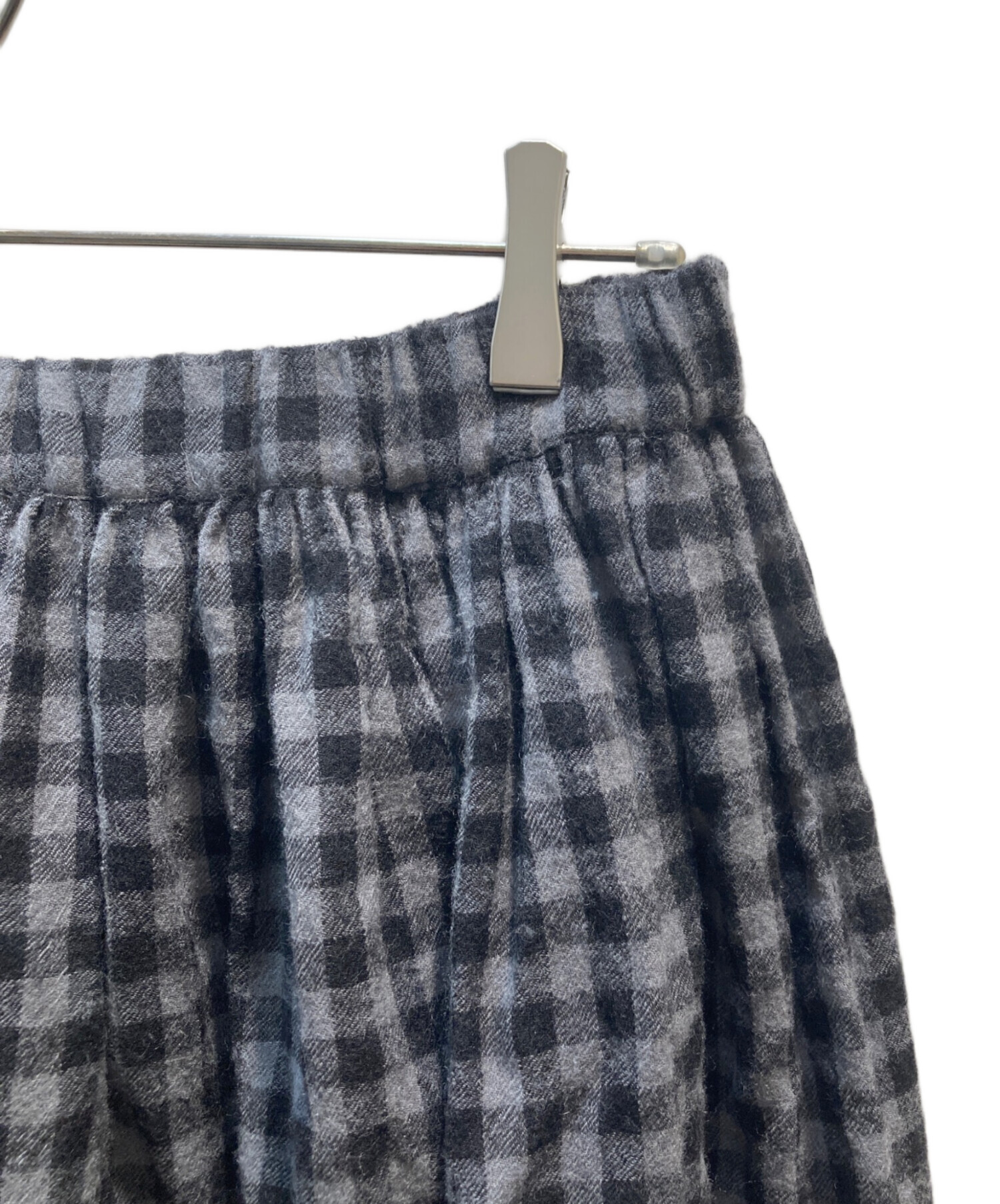 【美品】MAISON de SOIL メゾンドソイル チェックウールスカート 中古・古着通販】maison de soil (メゾンドソイル) ウールチェック