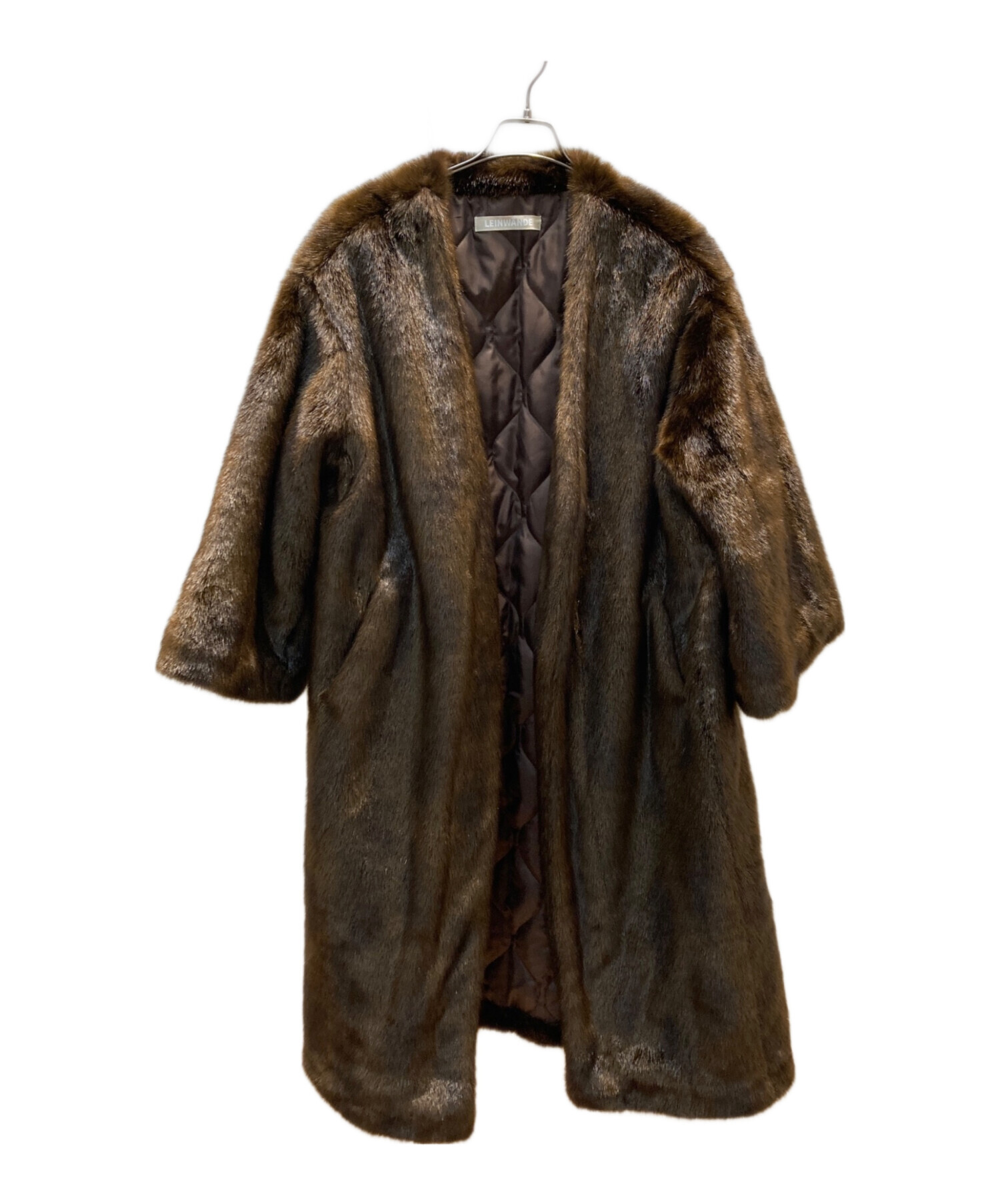 中古・古着通販】LEINWANDE (ラインヴァンド) エコファーコート