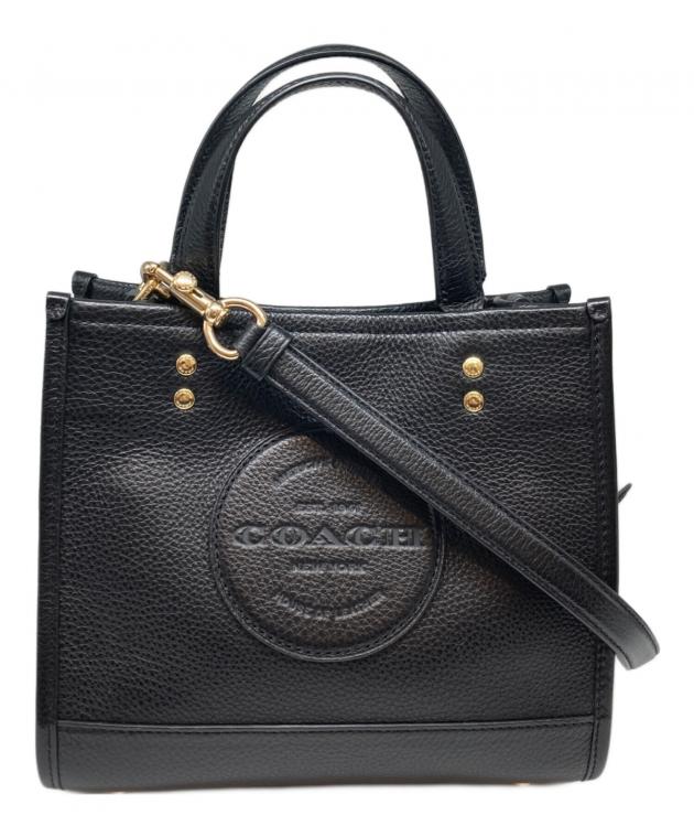 【未使用級】コーチ デンプシー シグネチャー 2way ハンドバッグ 中古・古着通販】COACH (コーチ) デンプシー トート 22 ウィズ コーチ