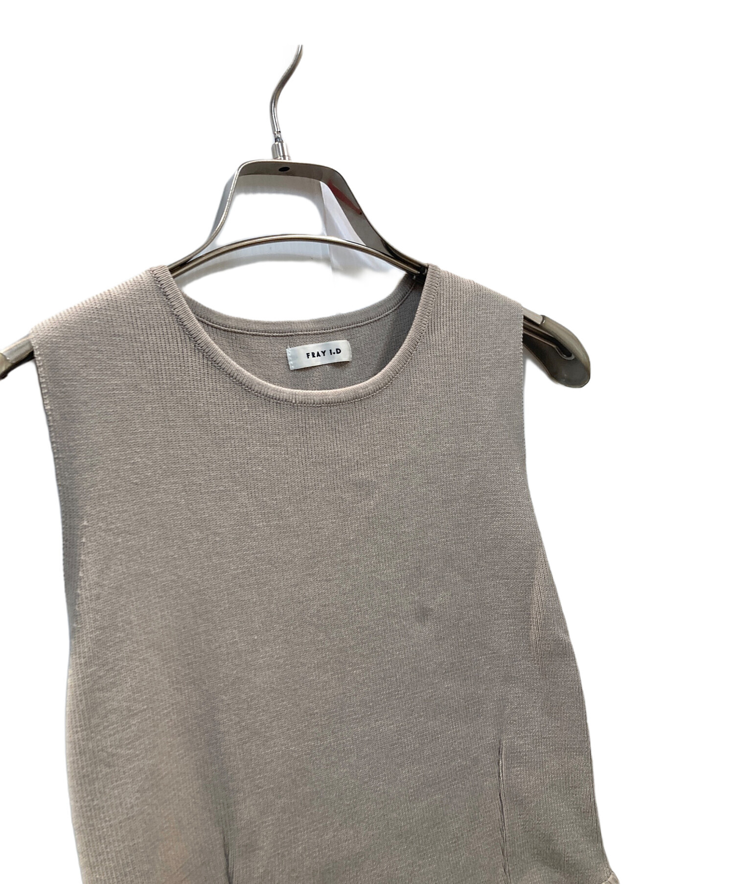 中古・古着通販】FRAY ID (フレイ アイディー) ニットコンビティアード