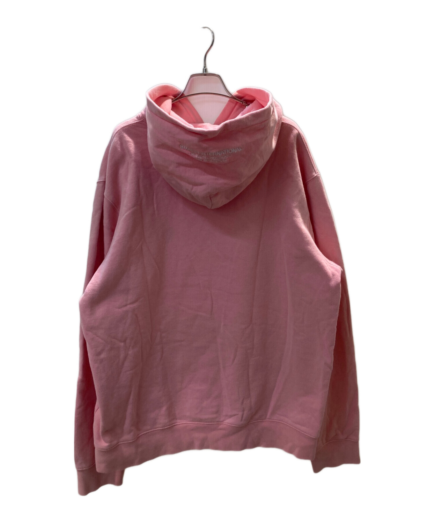 Stüssy ピンク パーカーXL 中古・古着通販】stussy (ステューシー) パーカー ピンク サイズ:XL