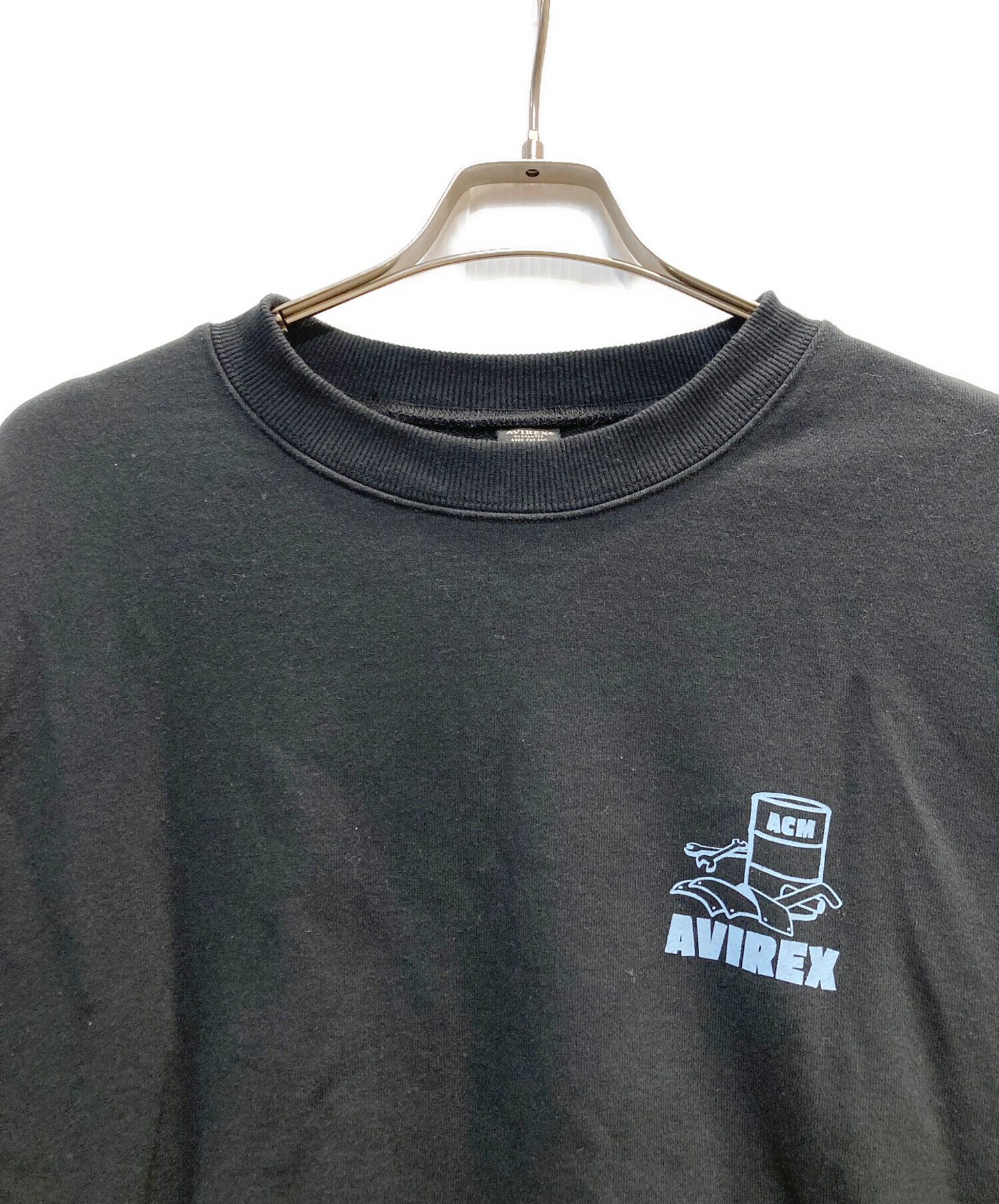 中古・古着通販】AVIREX (アヴィレックス) スウェット ブラック サイズ 