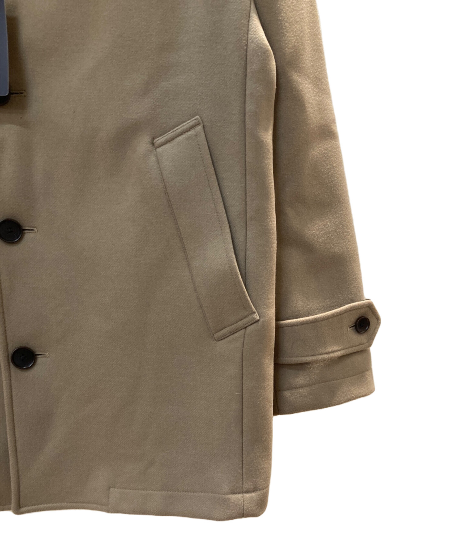 中古・古着通販】SHIPS (シップス) ウールコート ベージュ サイズ:L 未