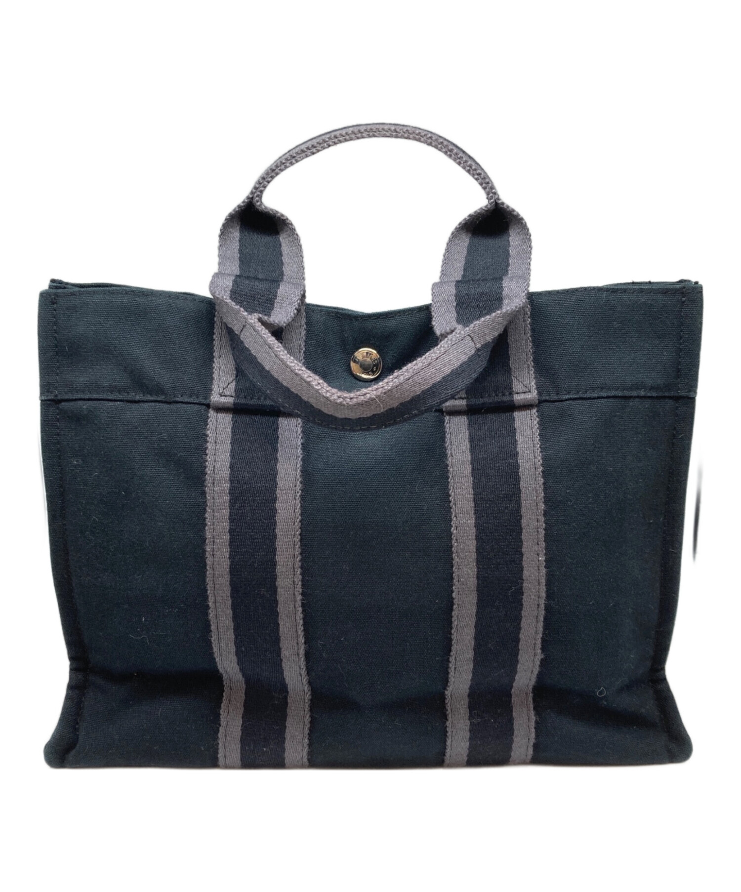 中古・古着通販】HERMES (エルメス) トートバッグ ブラック｜ブランド