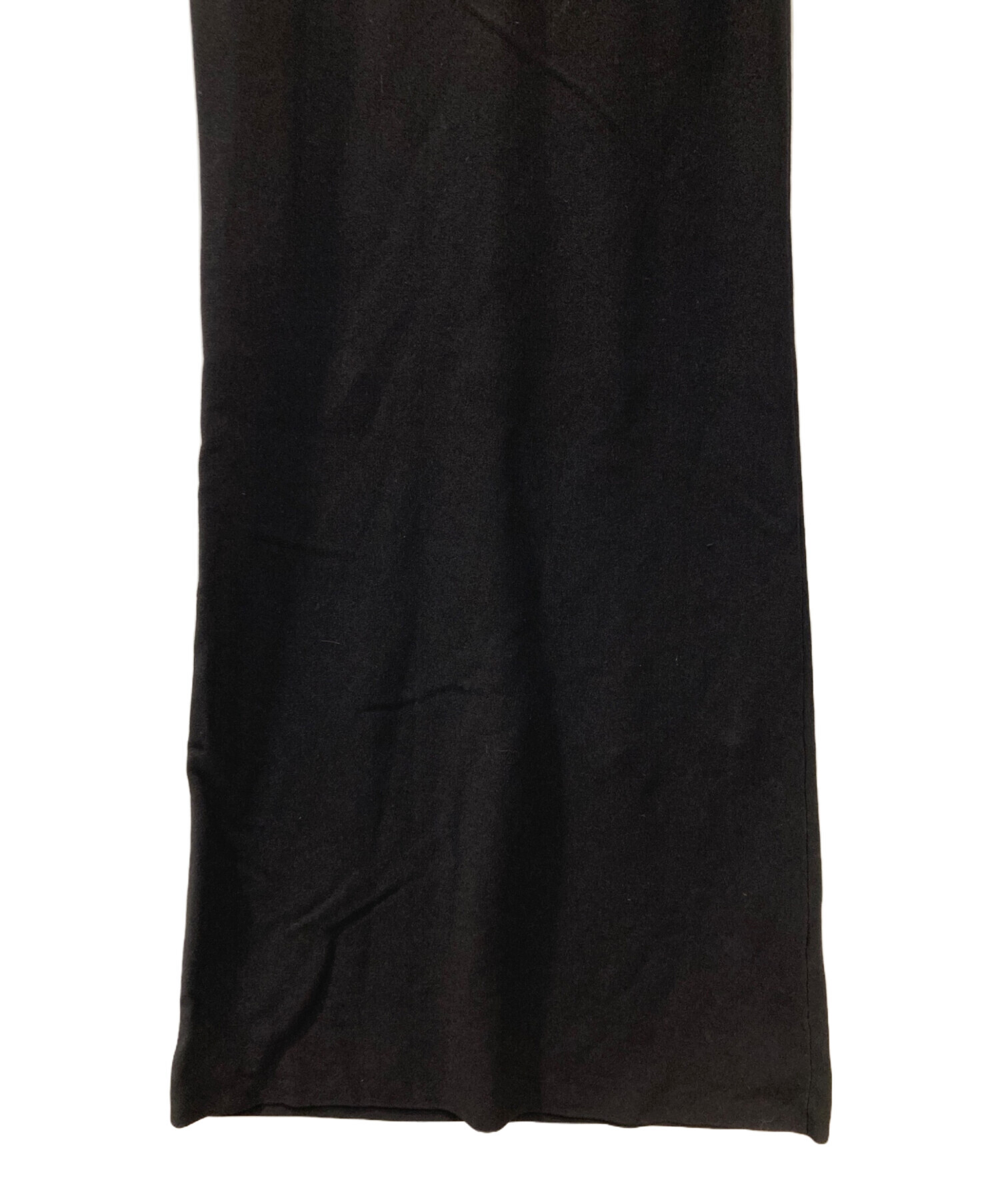 中古・古着通販】theory (セオリー) ノースリーブワンピース ブラック