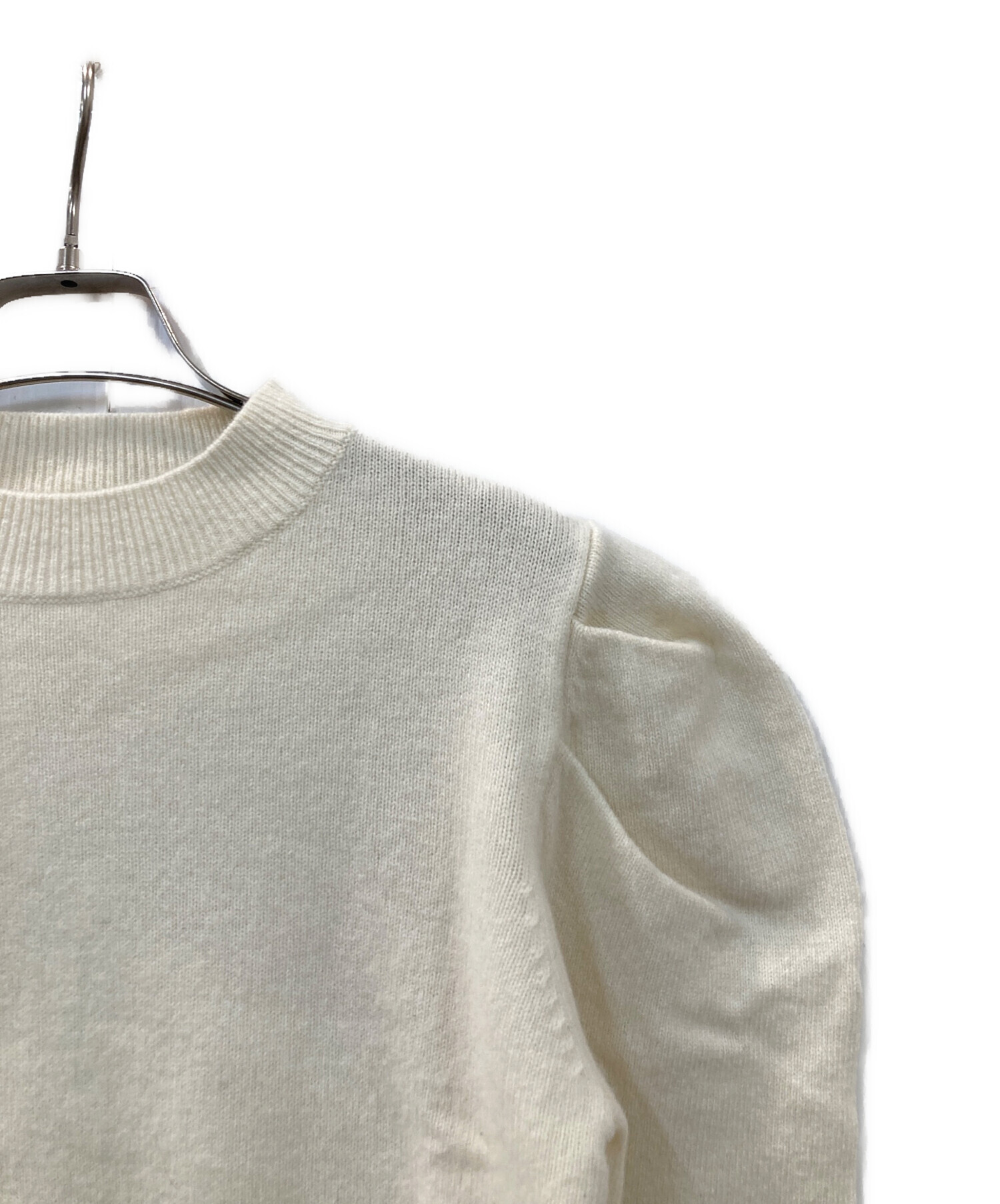 中古・古着通販】cygne (シーニュ) ポワンニット アイボリー サイズ