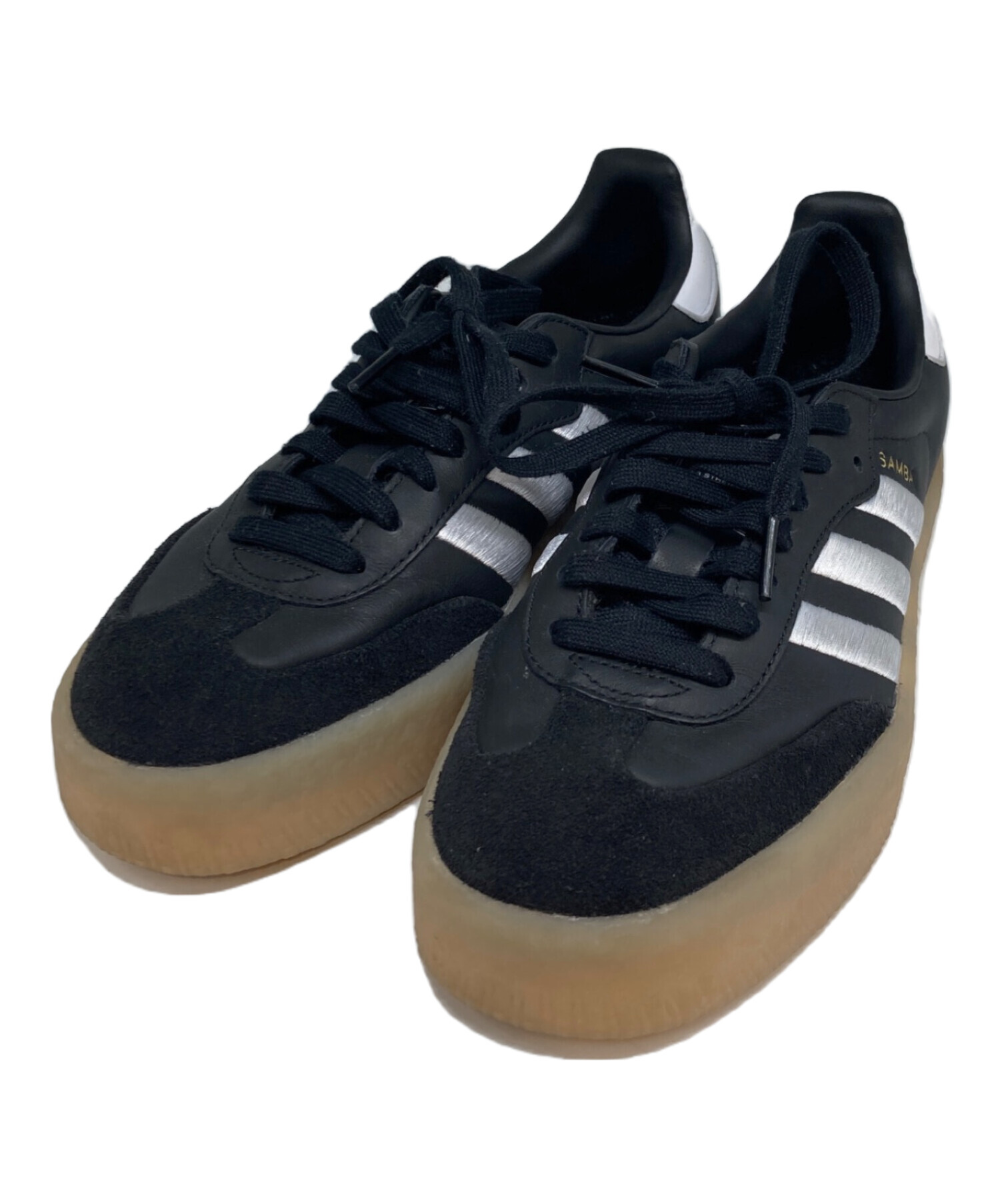 中古・古着通販】adidas (アディダス) SAMBAE ブラック サイズ:24.5 