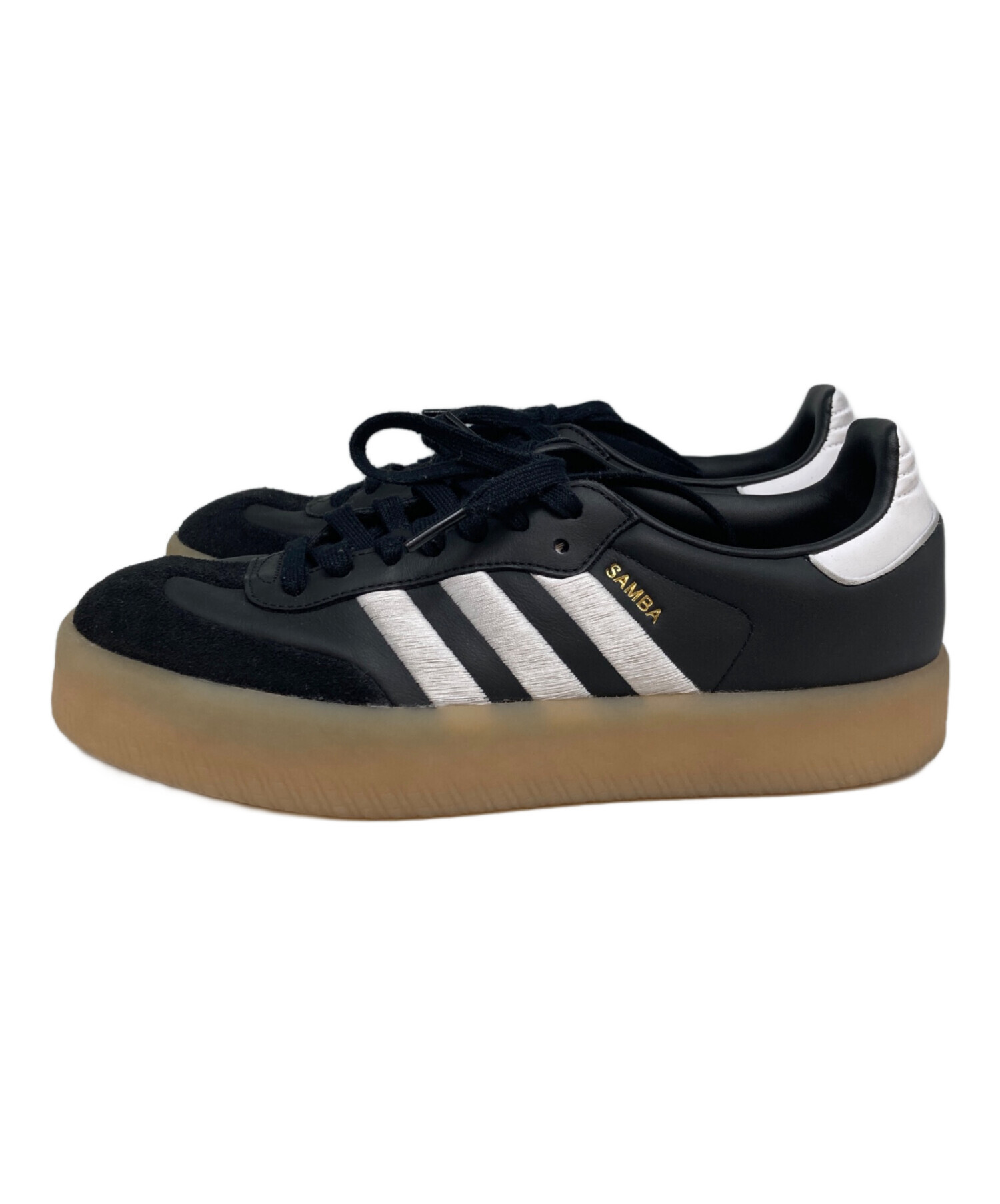 中古・古着通販】adidas (アディダス) SAMBAE ブラック サイズ:24.5 