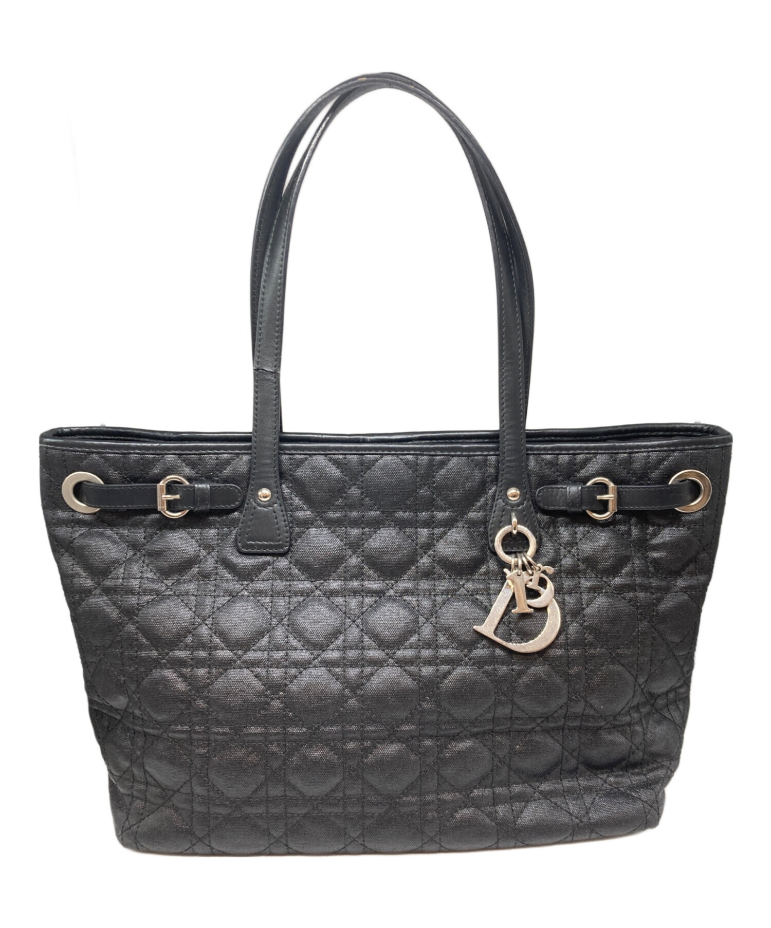 Christian Dior ディオール カナージュ キルティング トートバッグ 中古・古着通販】Christian Dior (クリスチャン ディオール