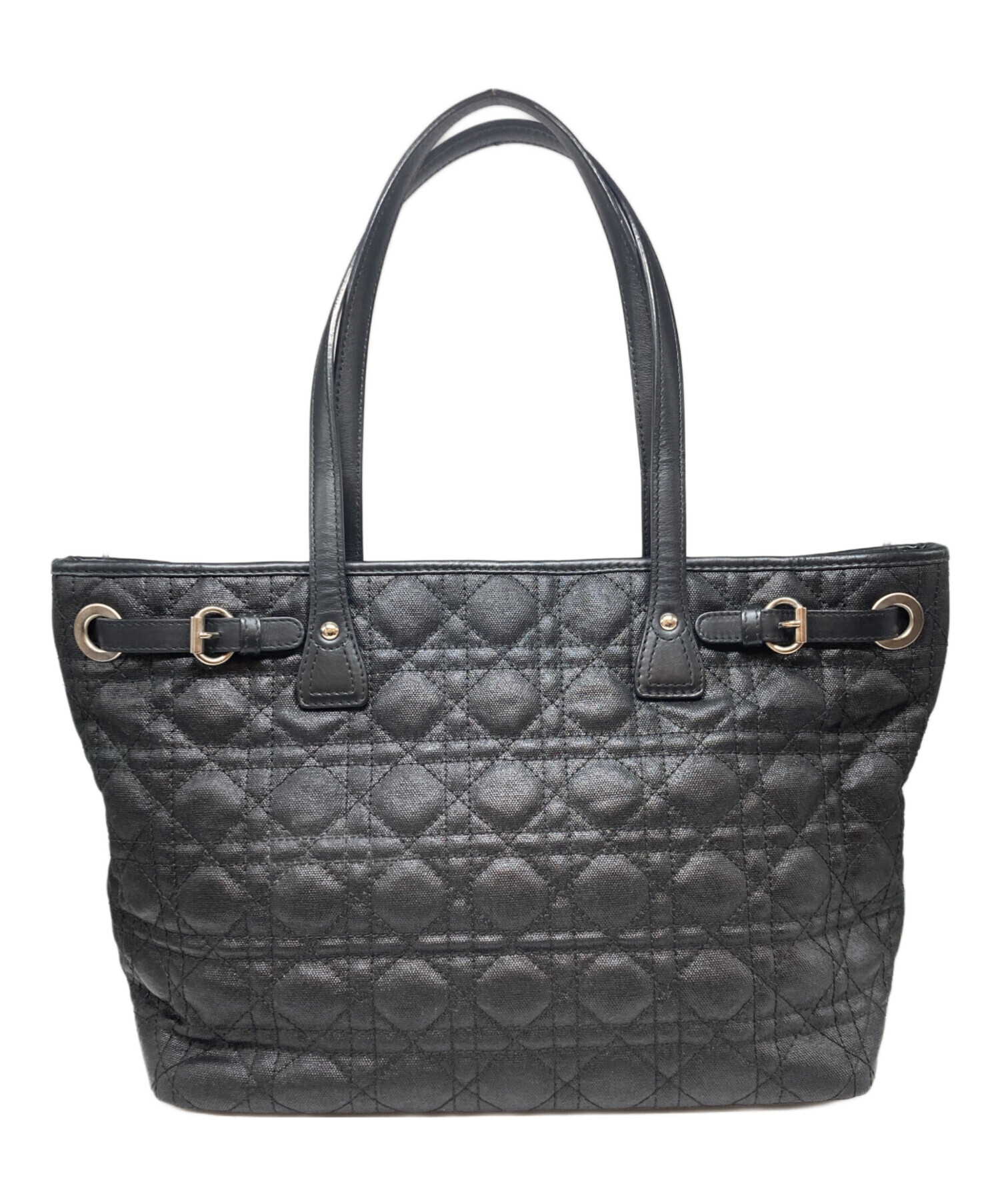 Christian Dior ディオール カナージュ キルティング トートバッグ 中古・古着通販】Christian Dior (クリスチャン ディオール