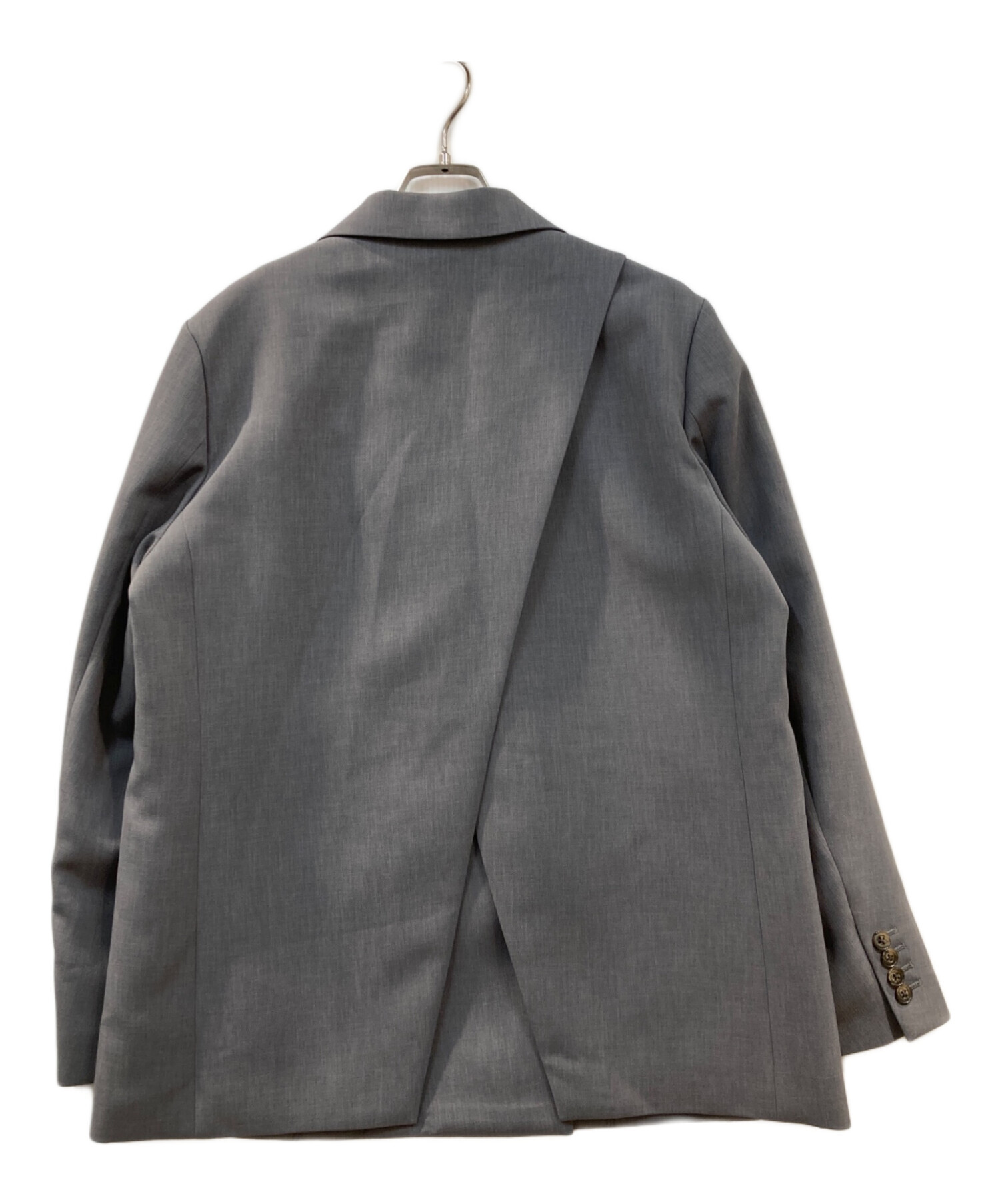 【未使用品】MARW UNITED ARROWS ノーカラージャケット グレー 中古・古着通販】MARW UNITED ARROWS (マルゥ ユナイテッドアローズ