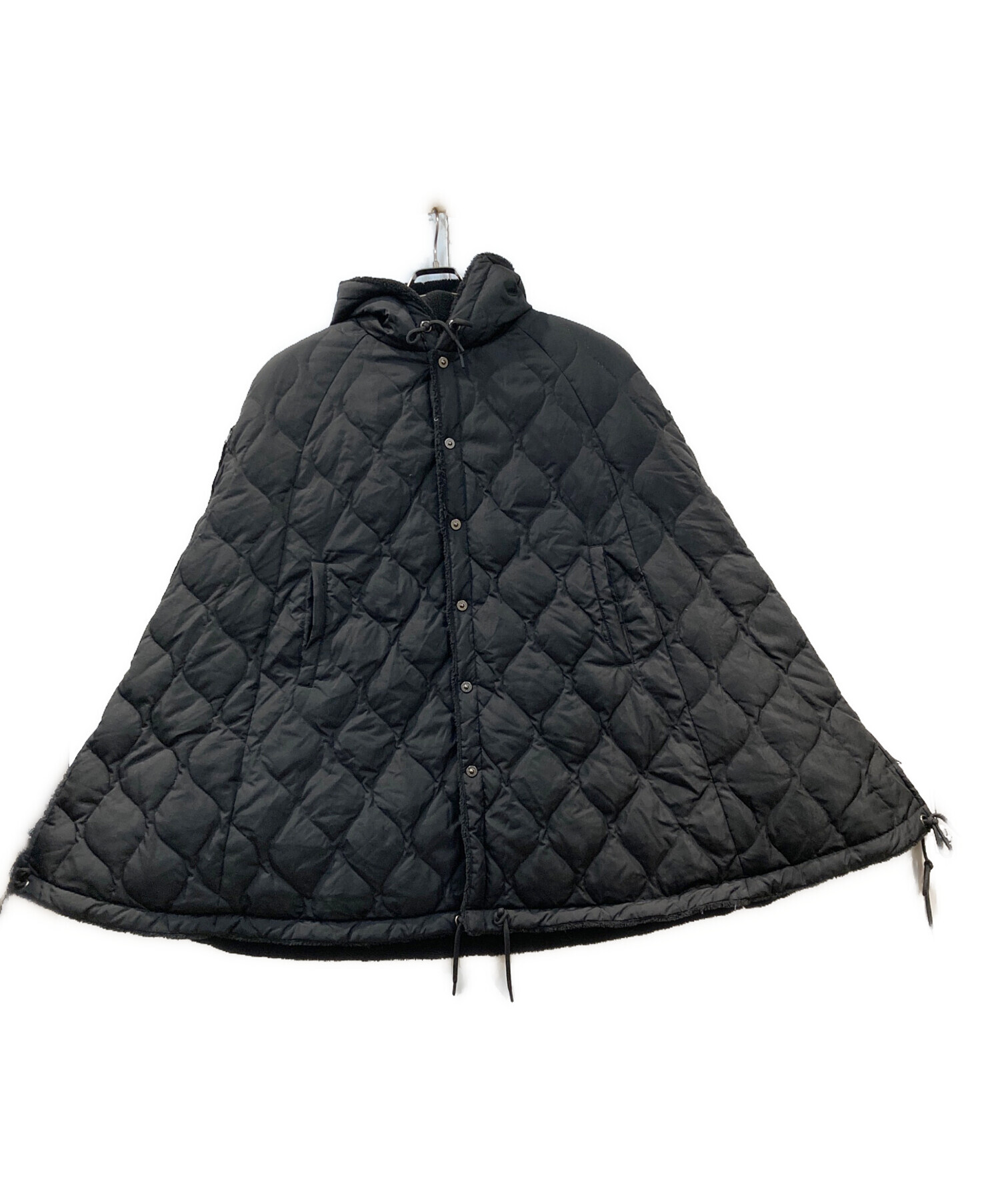 中古・古着通販】TAION (タイオン) ミリタリー ダウンケープ ブラック