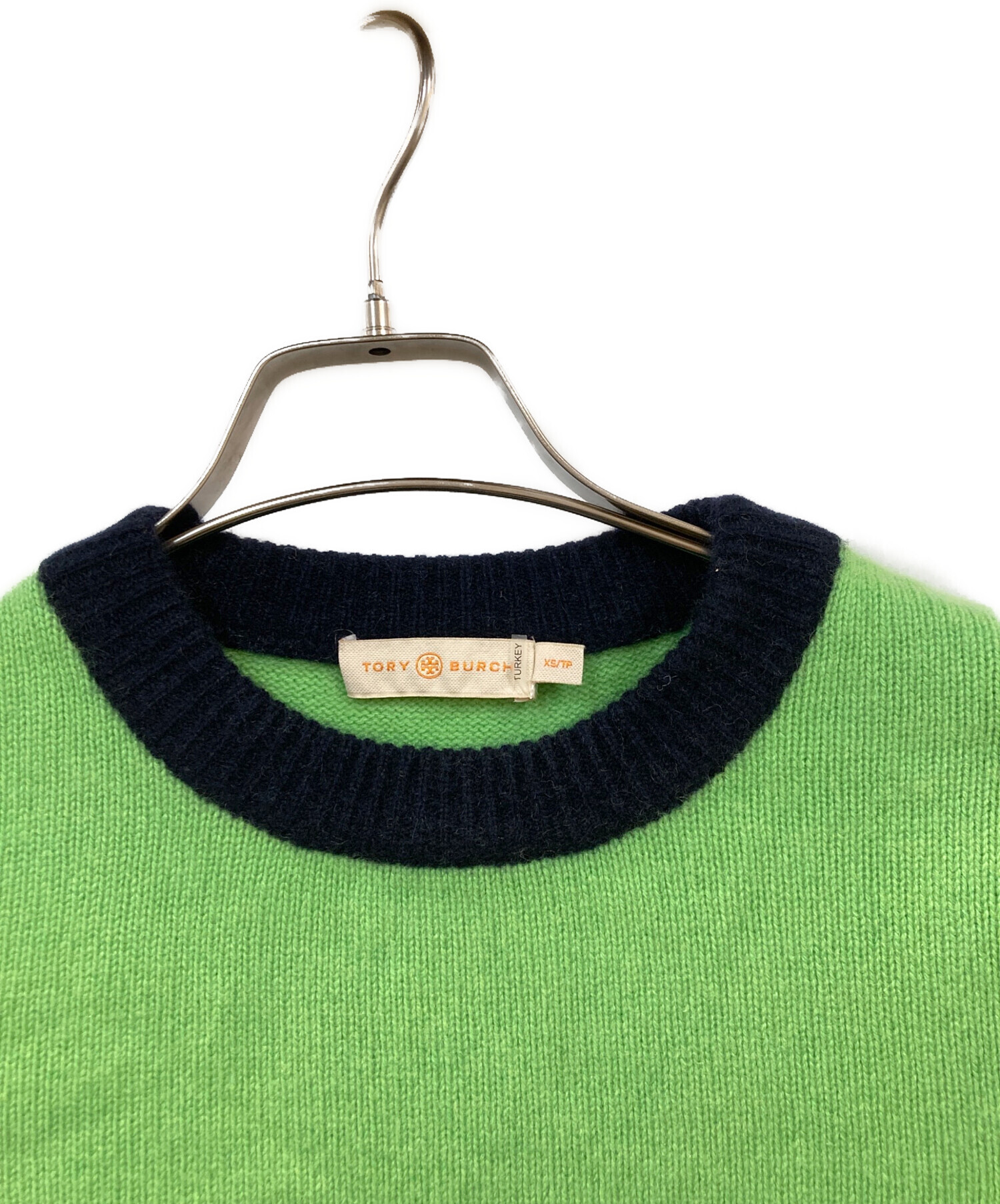 中古・古着通販】TORY BURCH (トリーバーチ) カシミヤニット グリーン