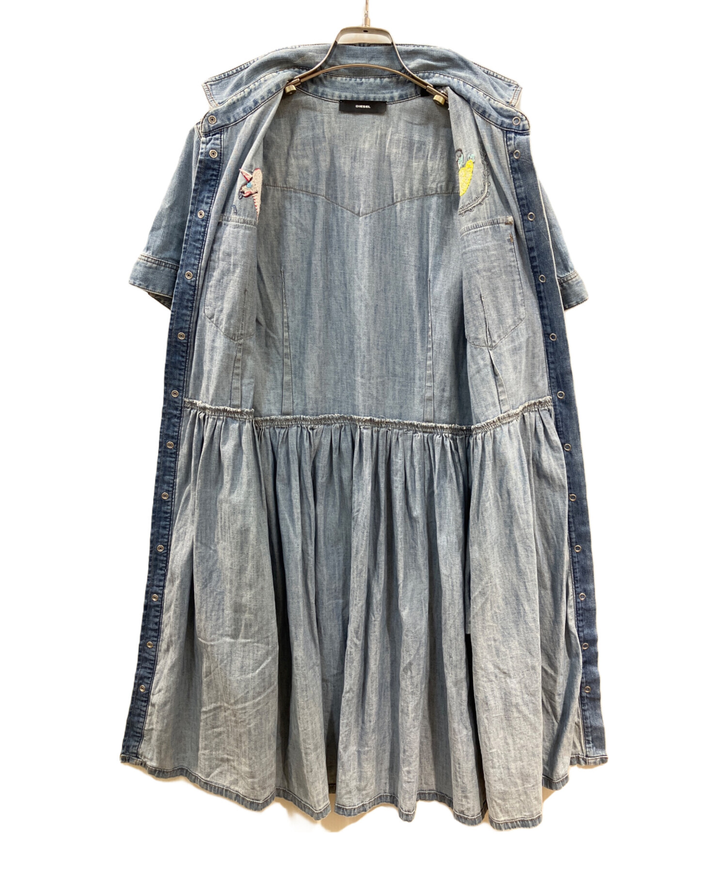 中古・古着通販】DIESEL (ディーゼル) デニムワンピース インディゴ 