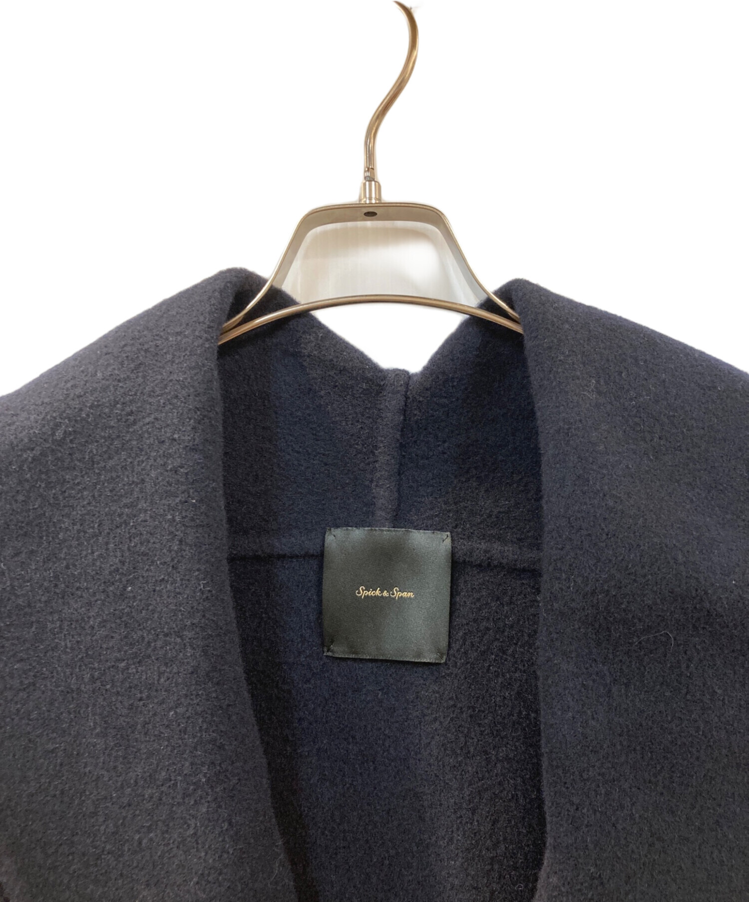 専用、Spick&Span ダブルモッサ リバー フーディーコート　ネイビー 専用、Spick&Span ダブルモッサ リバー フーディーコート ネイビー