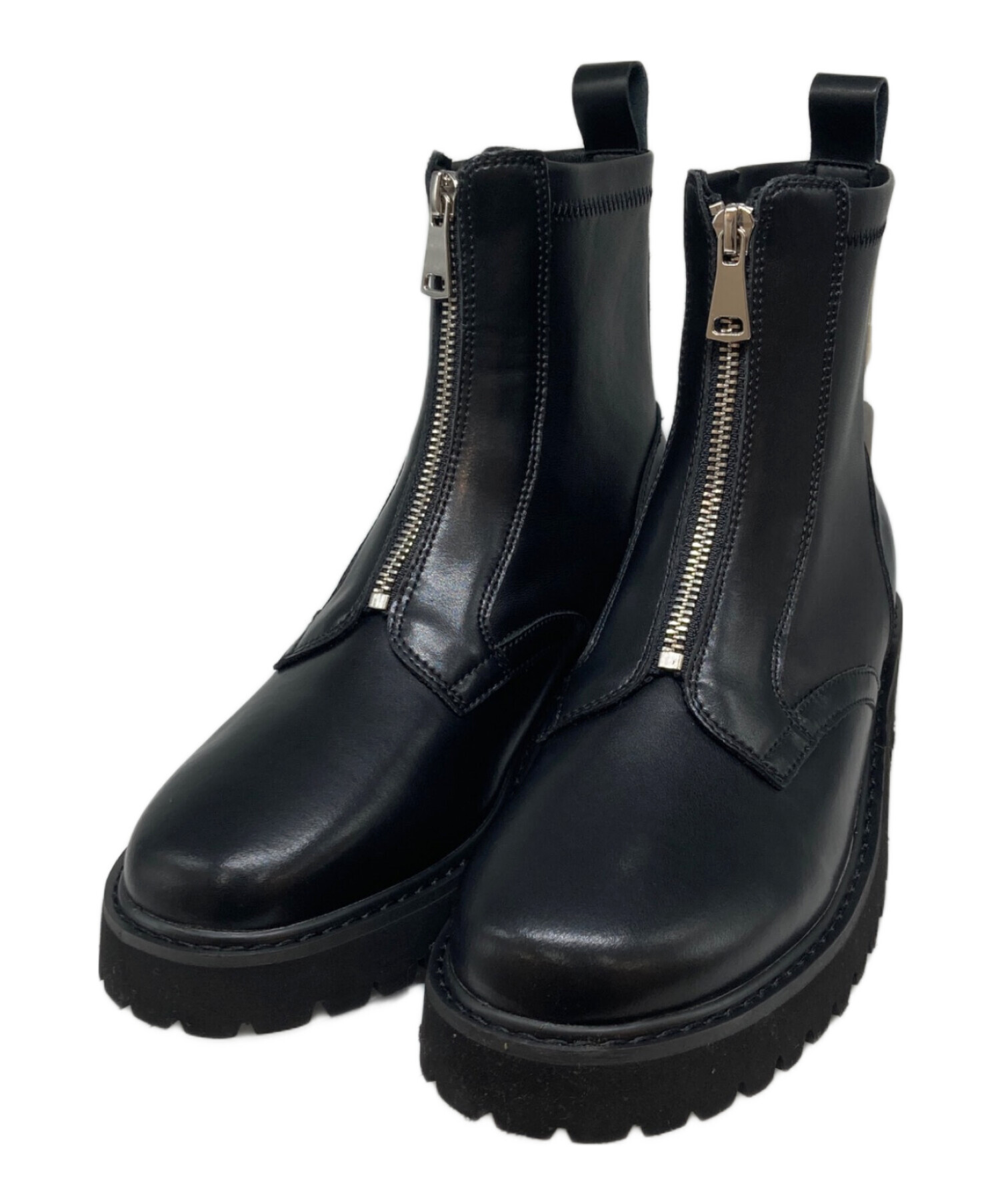 nouer 厚底ジッパーブーツ nouer 厚底ジッパーブーツ