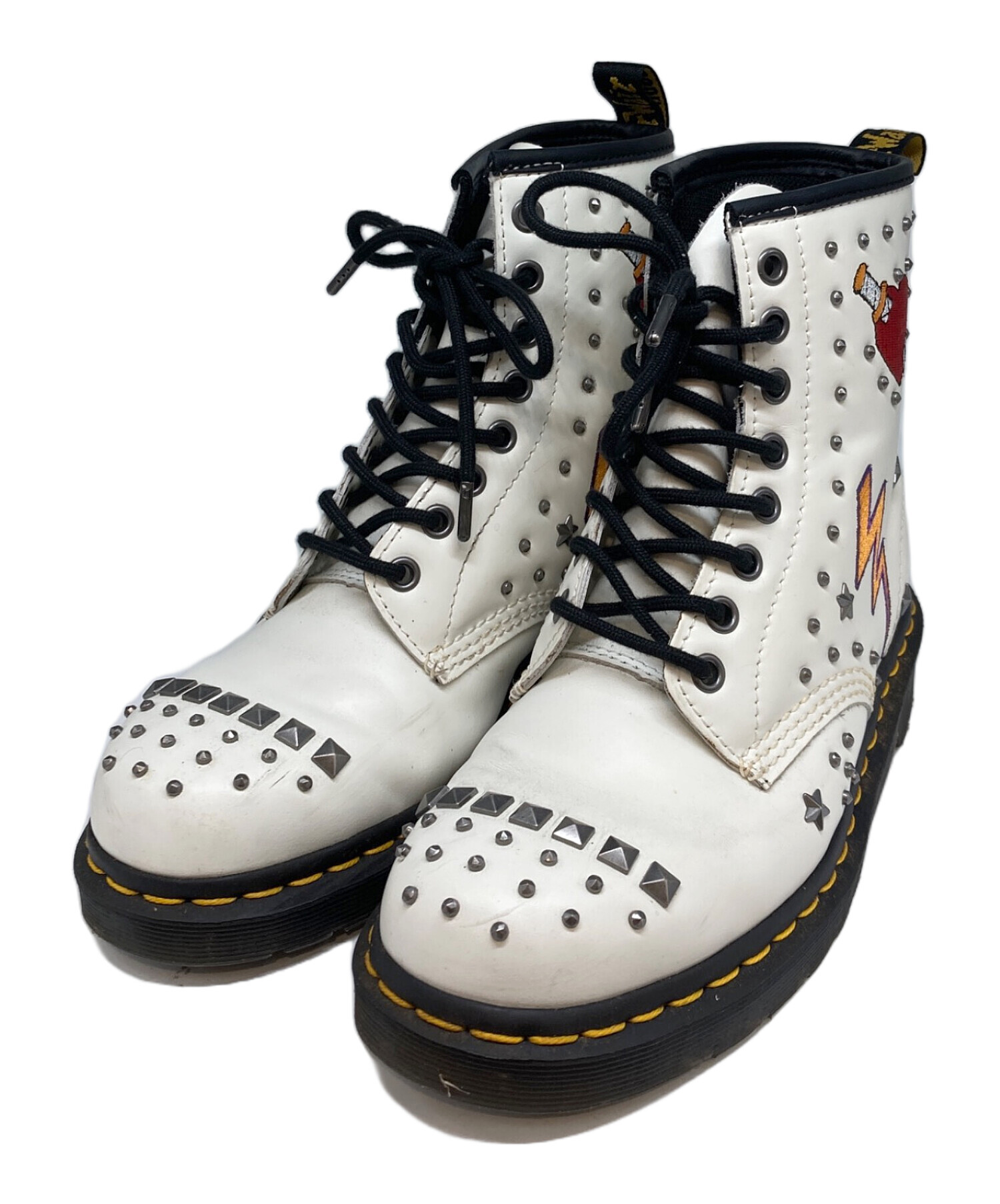 ドクターマーチン 8ホールブーツ ロカビリー　スタッズ 中古・古着通販】Dr.Martens (ドクターマーチン) ROCKABILLY