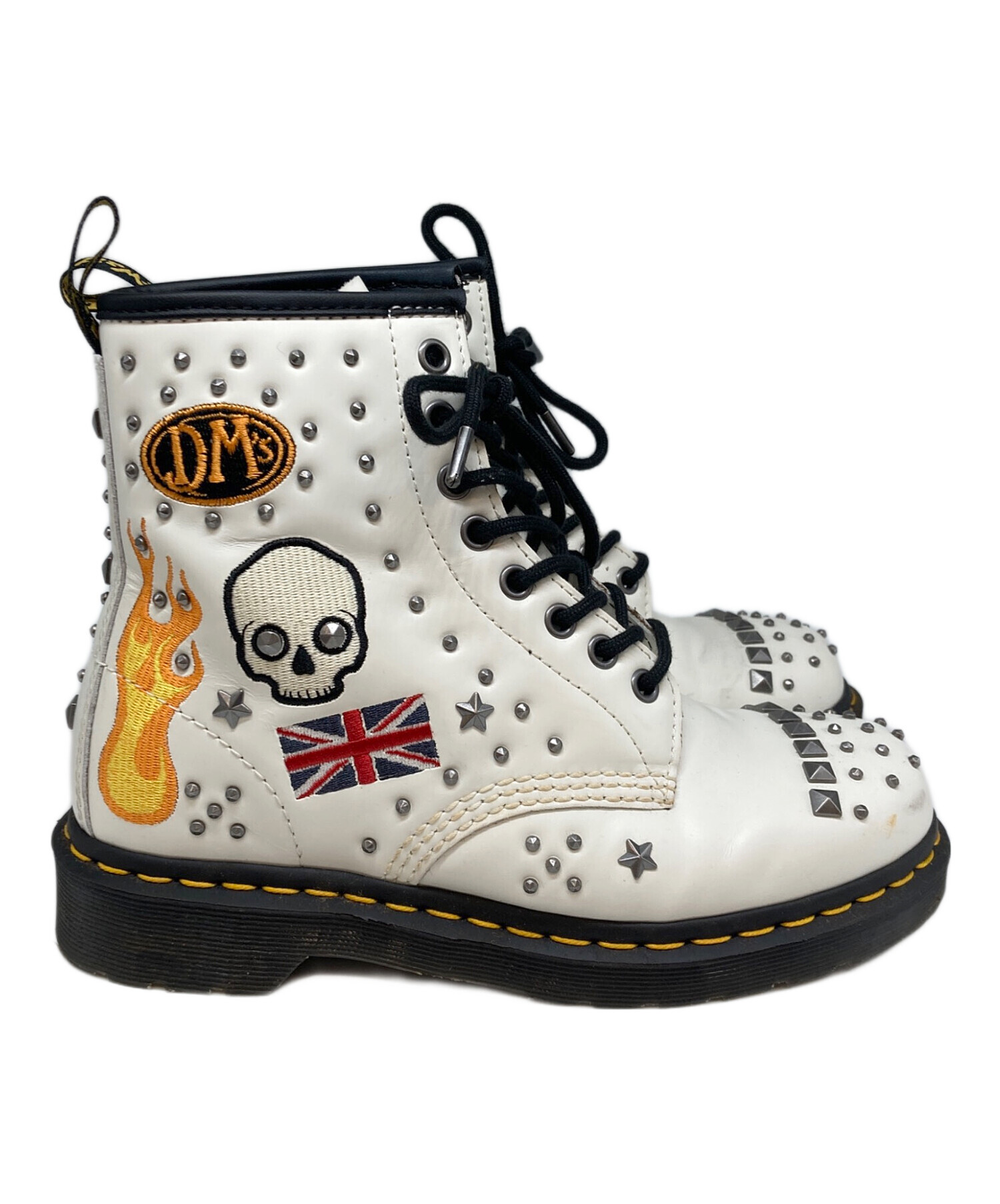 ドクターマーチン 8ホールブーツ ロカビリー　スタッズ 中古・古着通販】Dr.Martens (ドクターマーチン) ROCKABILLY