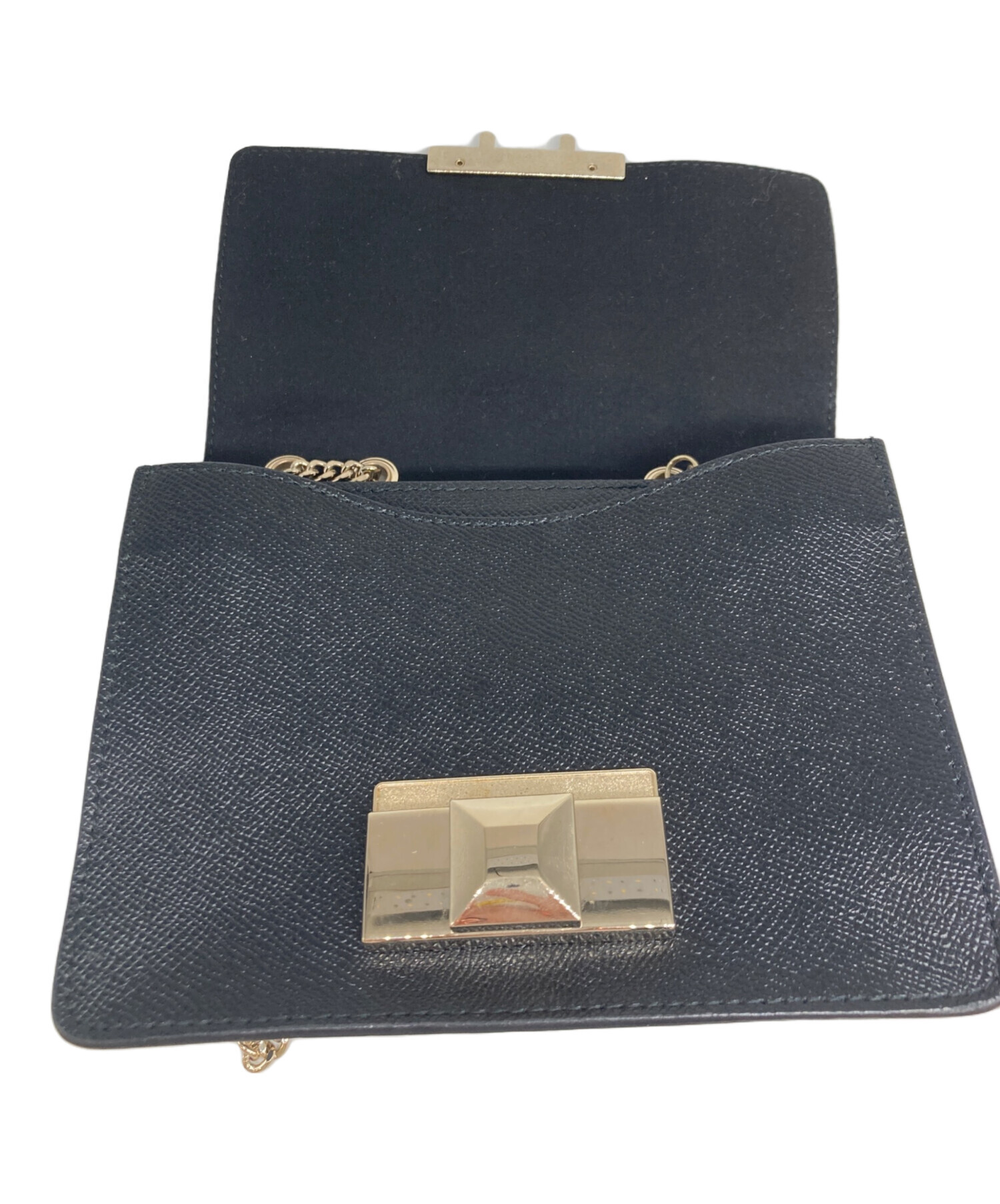 FURLA ショルダーバック　未使用品　保証書付き 中古・古着通販】FURLA (フルラ) ショルダーバッグ ブラック｜ブランド