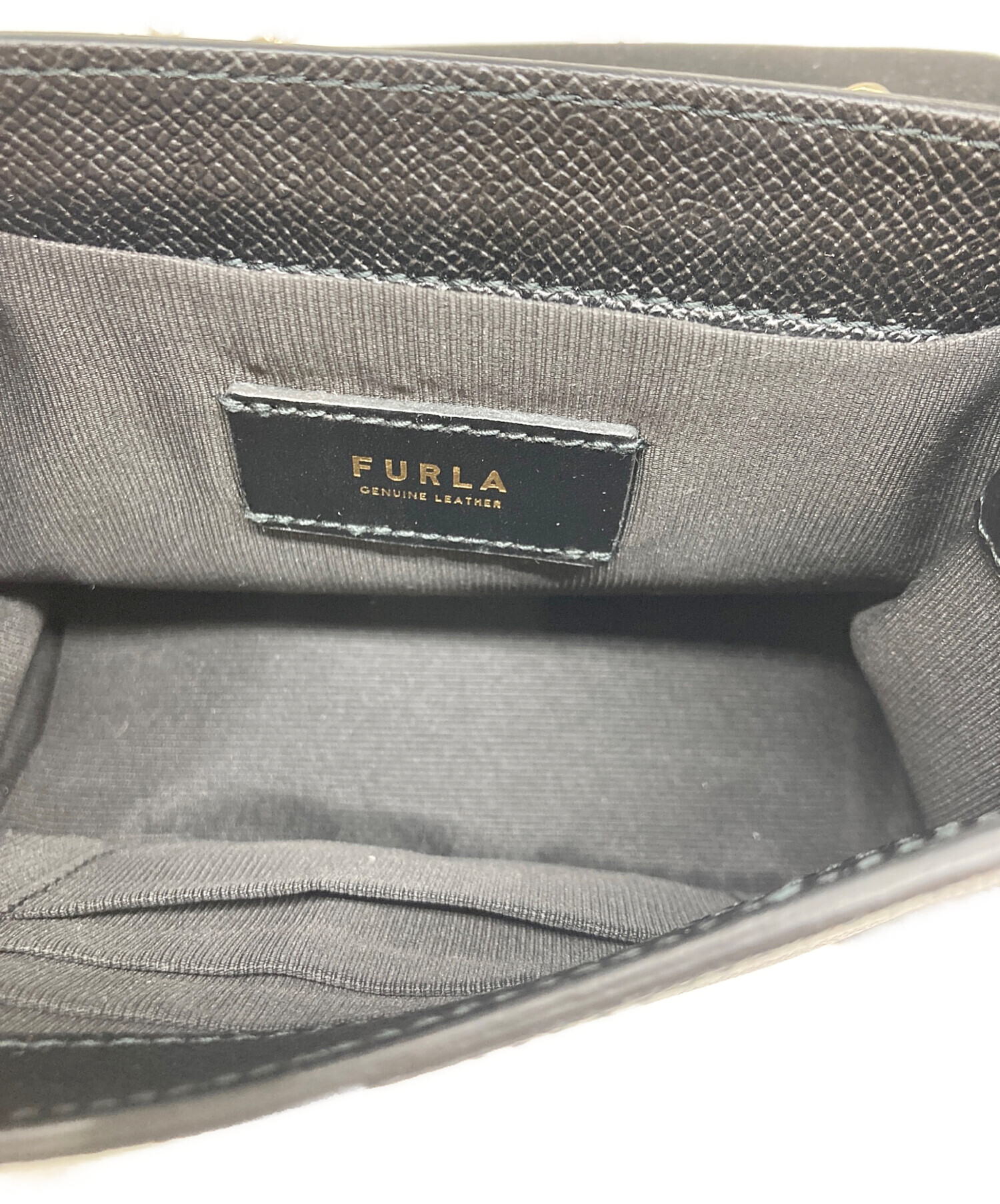 中古・古着通販】FURLA (フルラ) ショルダーバッグ ブラック｜ブランド