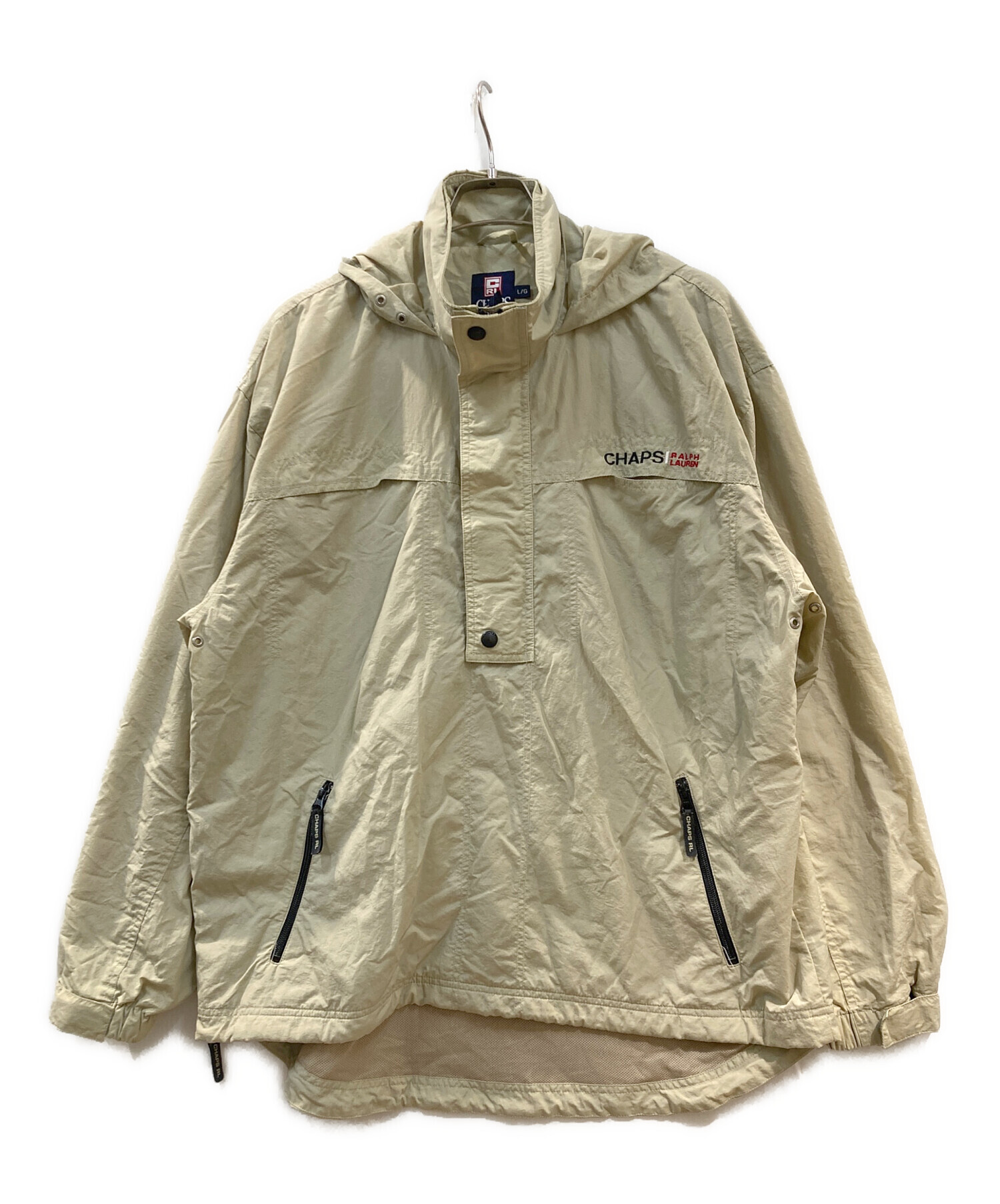 中古・古着通販】CHAPS (チャップス) アノラックパーカー ベージュ 