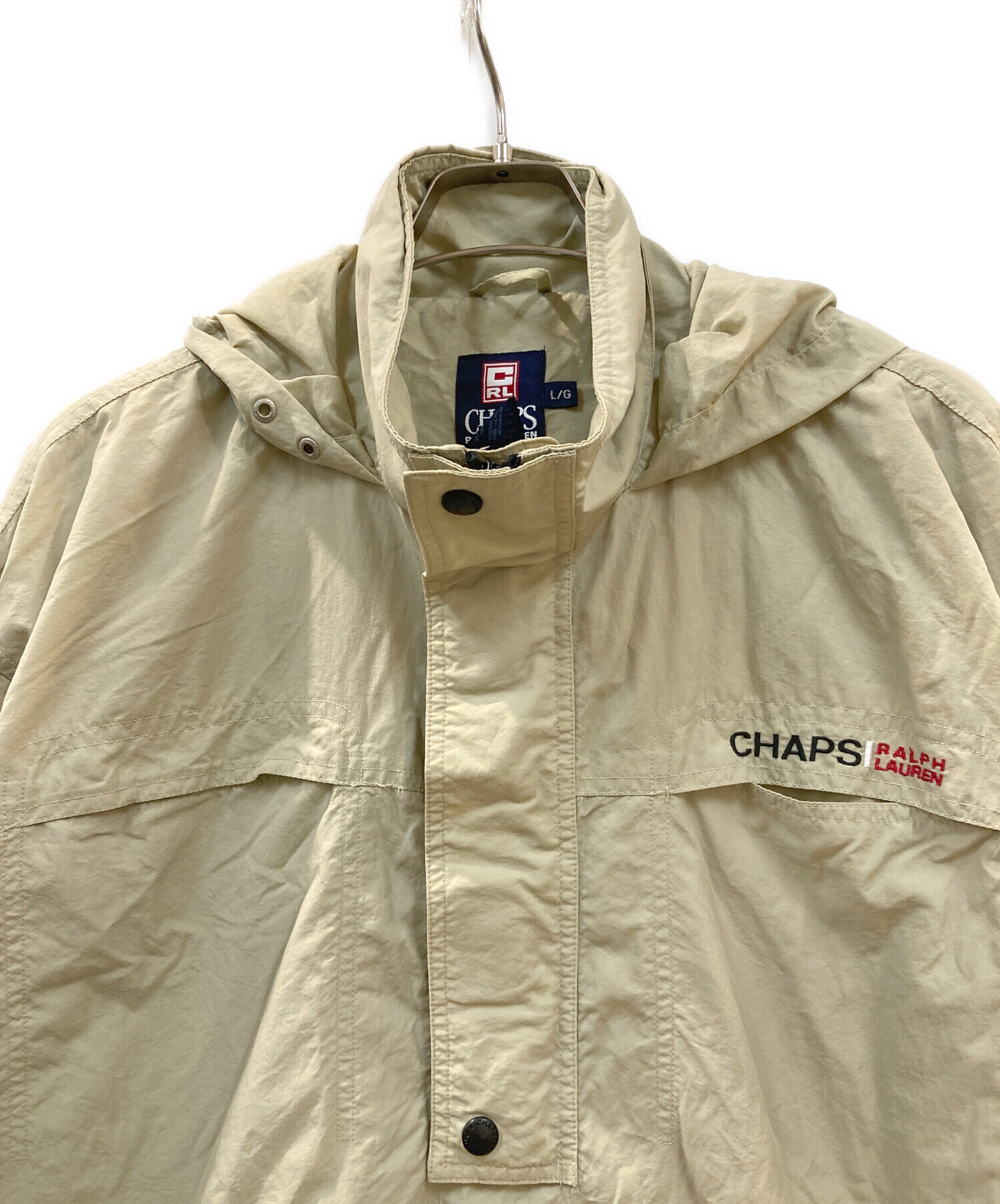 中古・古着通販】CHAPS (チャップス) アノラックパーカー ベージュ 