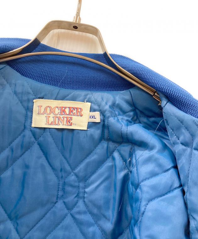 中古・古着通販】LOCKER LINE (ロッカーライン) スタジャン ブルー