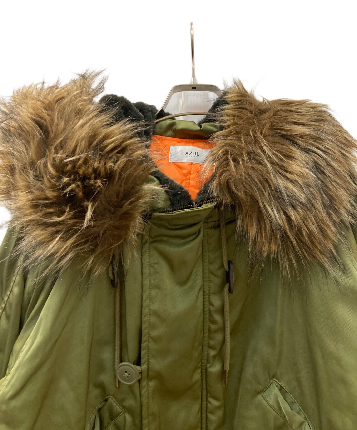 azul by moussyミリタリージャケットN2B緑Mサイズ美中古 中古・古着通販】AZUL by moussy (アズールバイマウジー) ジャケット