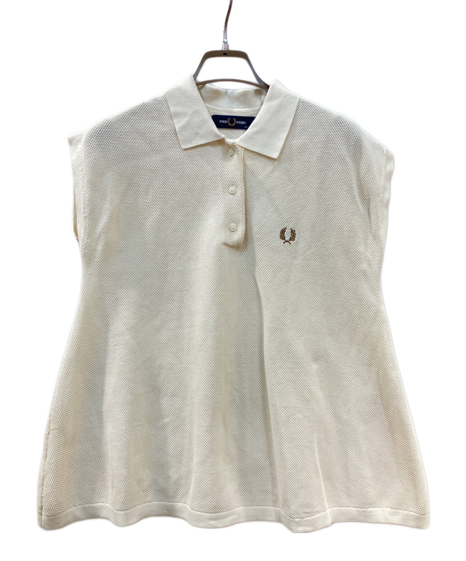 中古・古着通販】FRED PERRY (フレッドペリー) ポロシャツ アイボリー 
