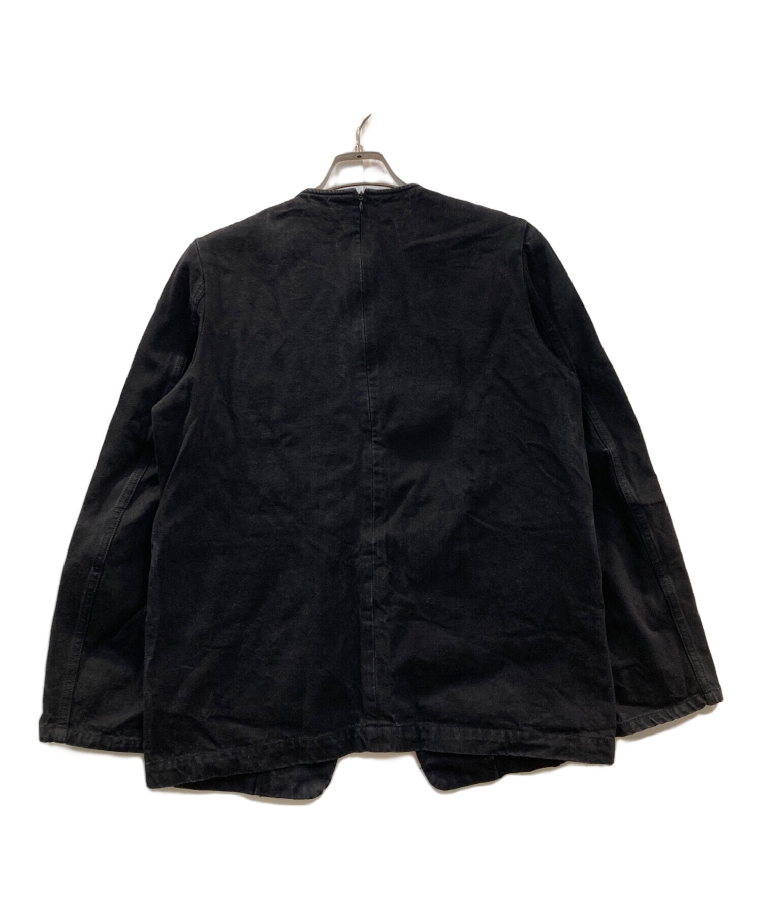 中古・古着通販】CLANE (クラネ) JACKET PULLOVER DENIM TOPS ブラック