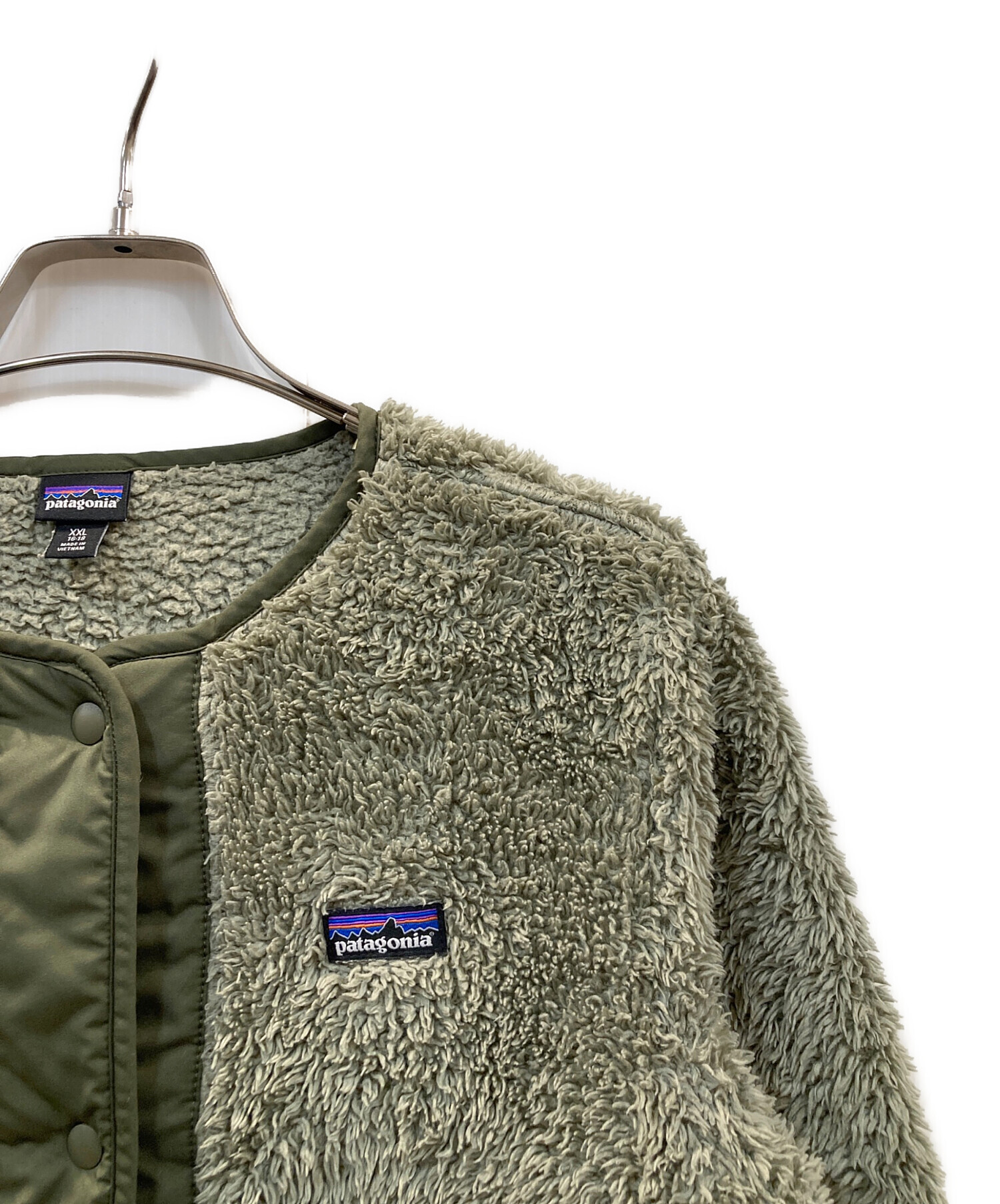 patagonia ボアカーディガン　ブルゾン　キッズ　XXL パタゴニアキッズボアカーディガンXXL 大人の方も着用可 - メルカリ