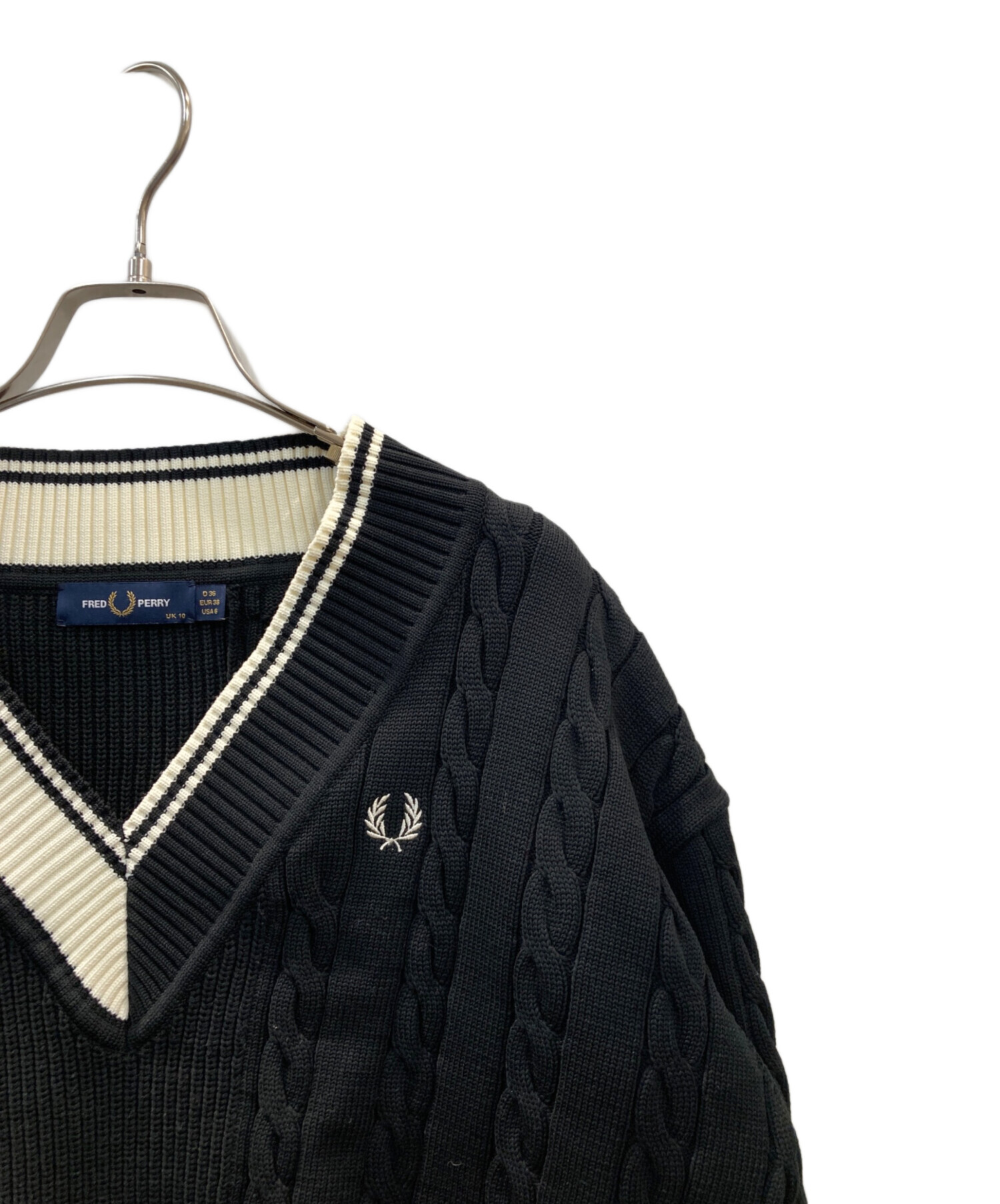 中古・古着通販】FRED PERRY (フレッドペリー) Cable Knit Panel