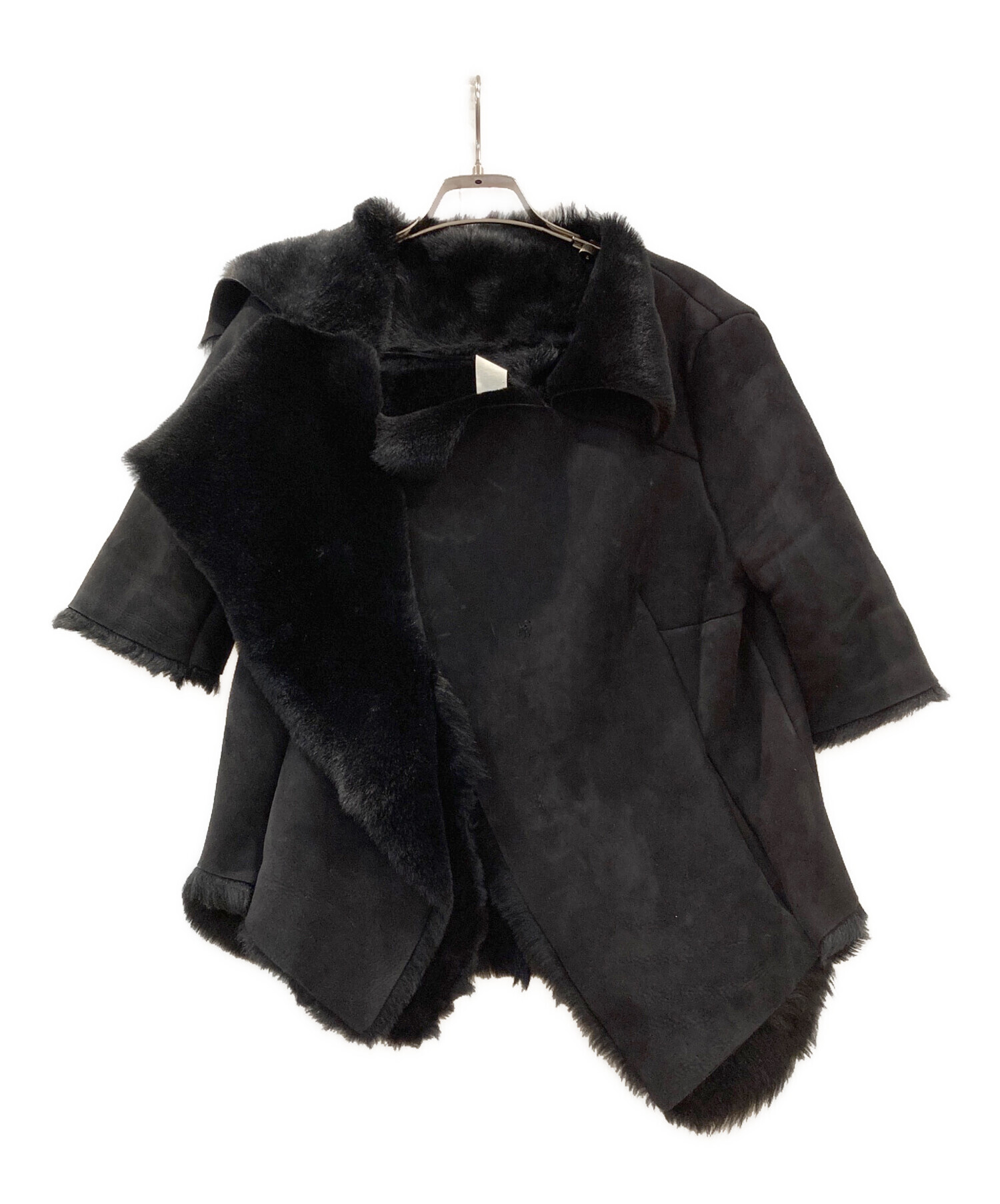 中古・古着通販】MARNI (マルニ) ムートンジャケット ブラック サイズ