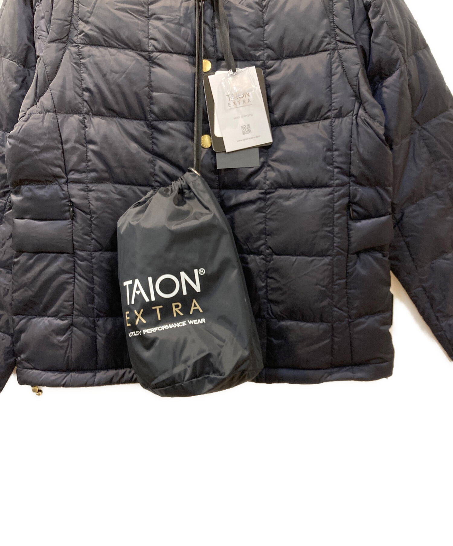 未使用品✨TAION EXTRA クルーネック インナーダウンセット サイズM 中古・古着通販】TAION EXTRA (タイオン エクストラ) クルーネック