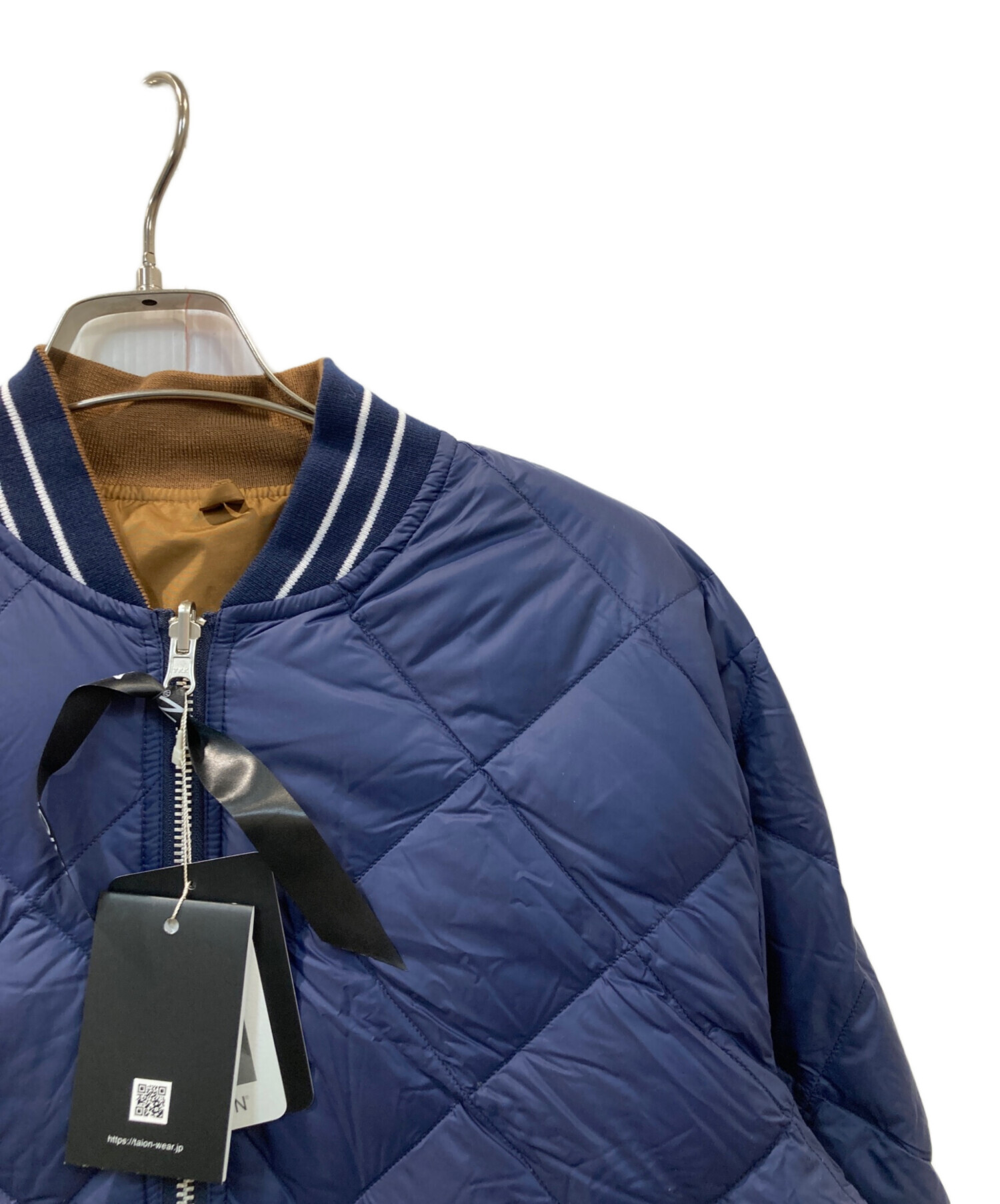 中古・古着通販】TAION (タイオン) ダウンジャケット ネイビー サイズ