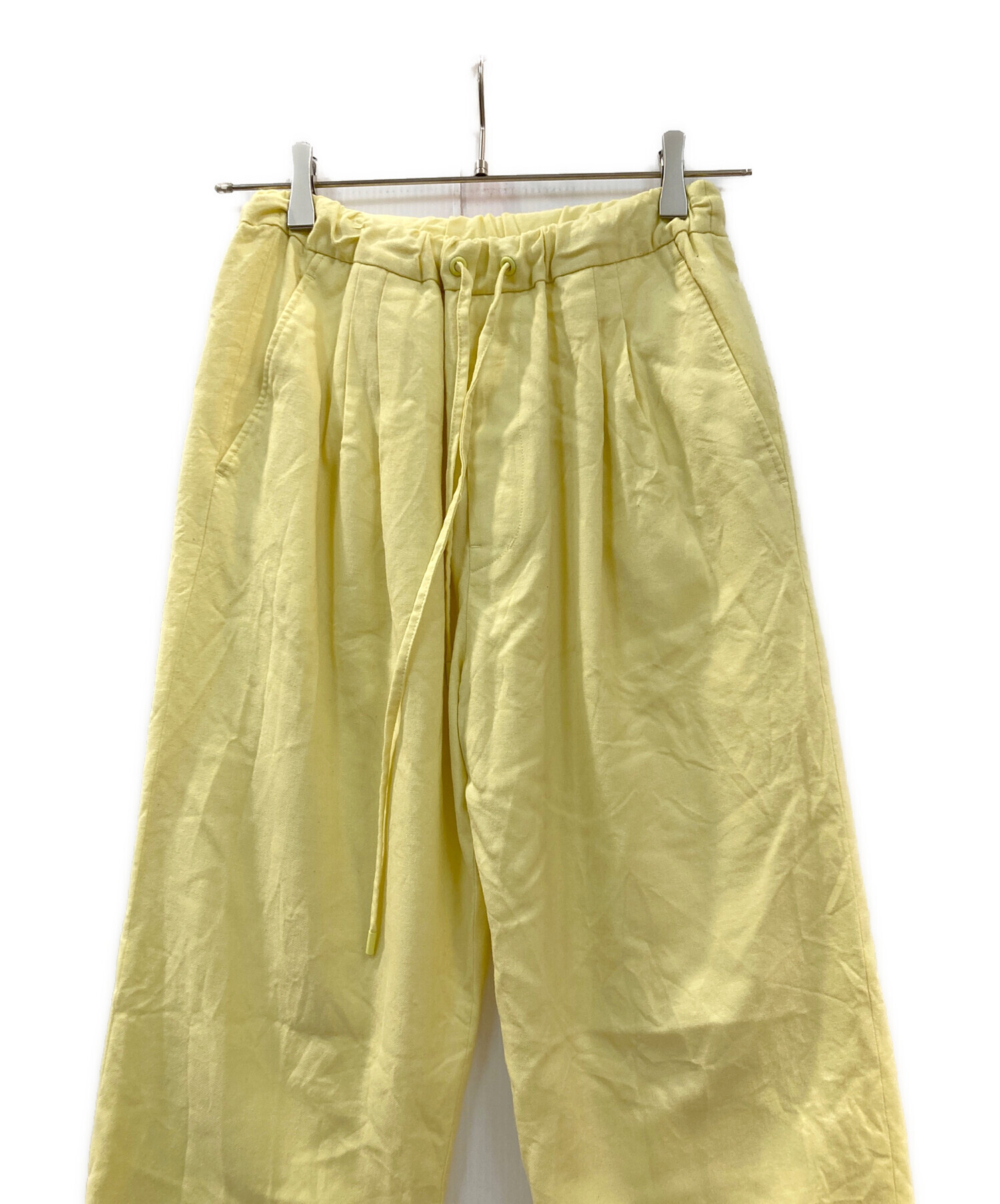 中古・古着通販】Ron Herman (ロンハーマン) パンツ イエロー サイズ