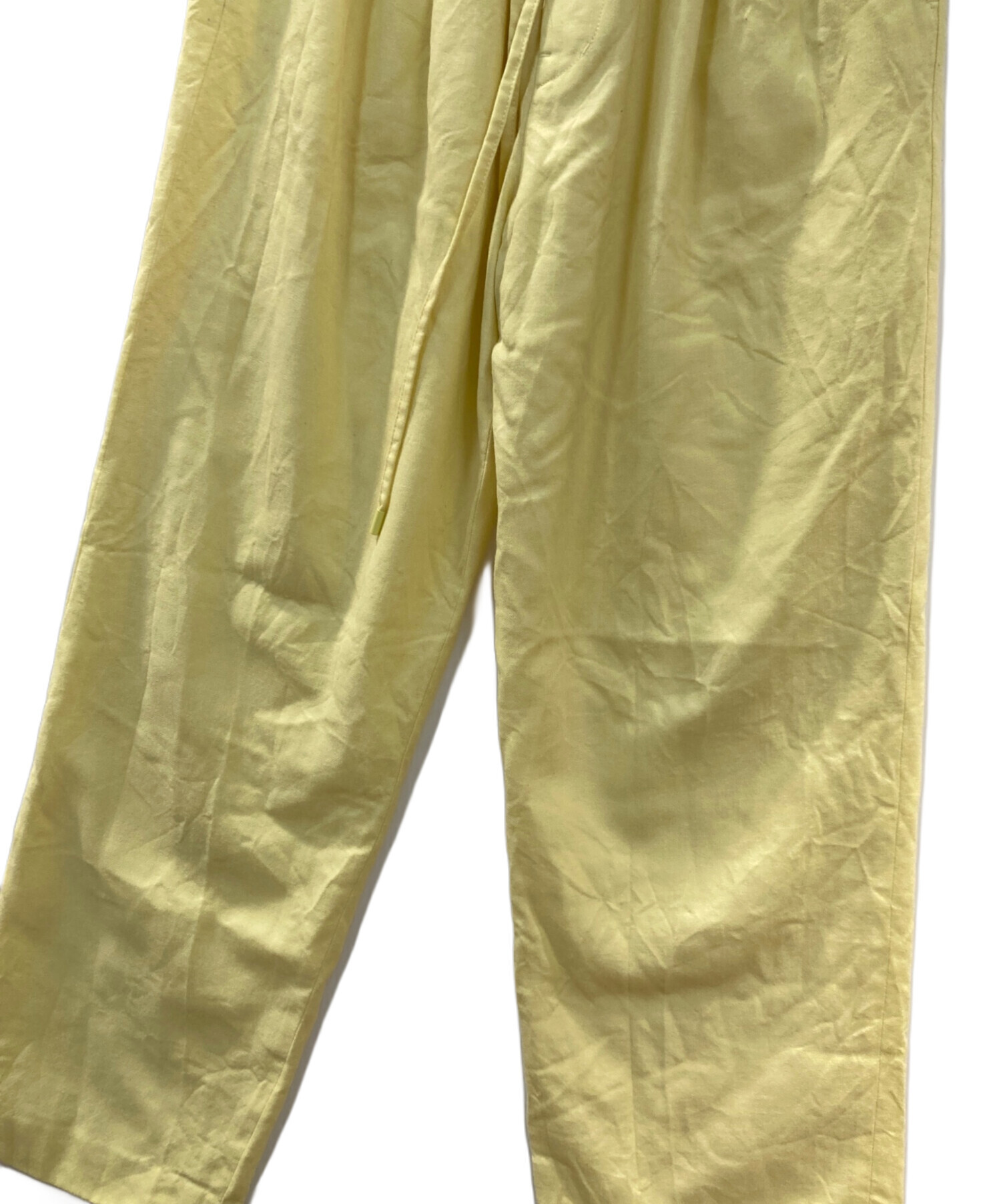 中古・古着通販】Ron Herman (ロンハーマン) パンツ イエロー サイズ