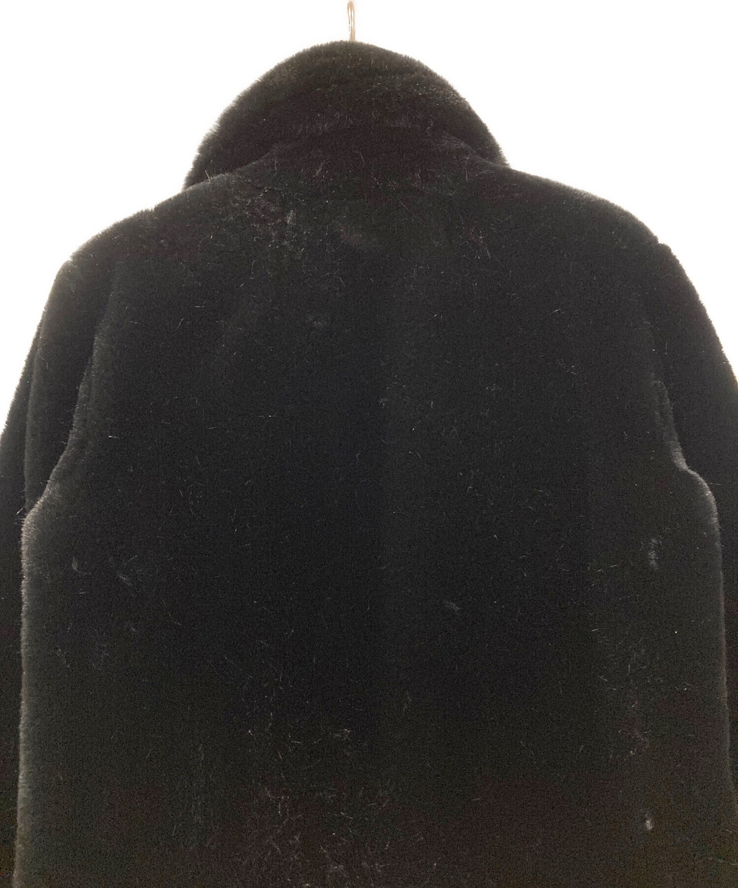 中古・古着通販】theory (セオリー) フェイクファーコート ブラック