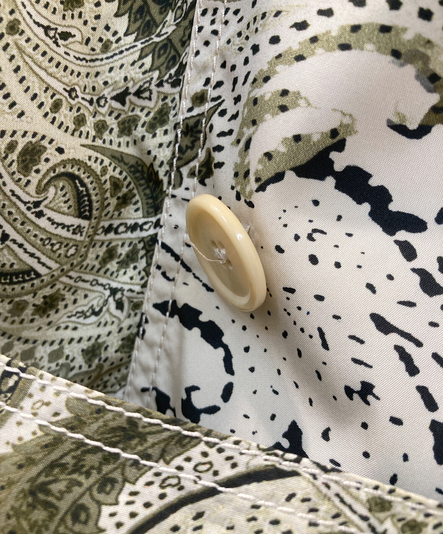 中古・古着通販】ETRO (エトロ) ペイズリー トレンチコート ベージュ