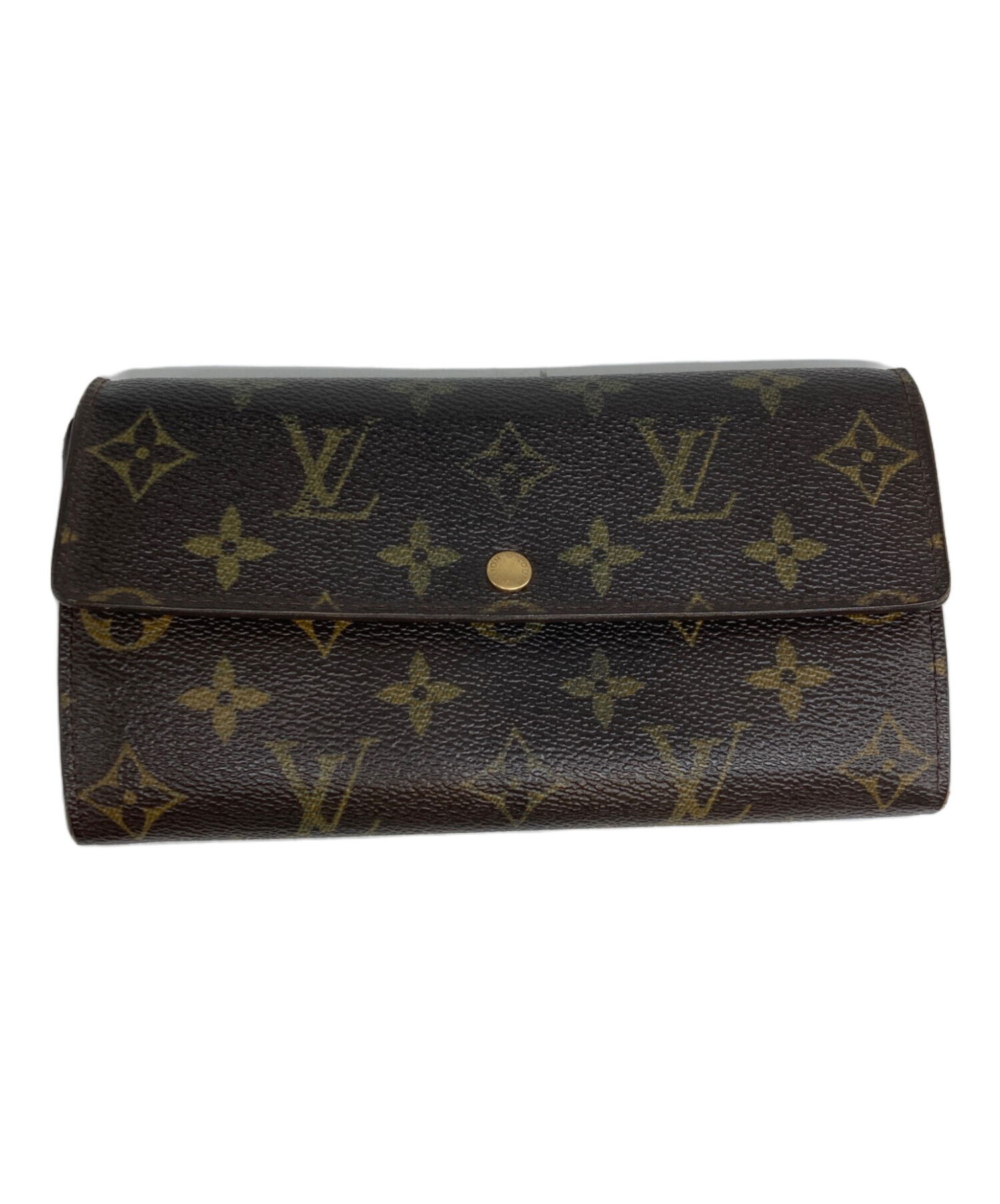 中古・古着通販】LOUIS VUITTON (ルイ ヴィトン) 長財布 ブラウン