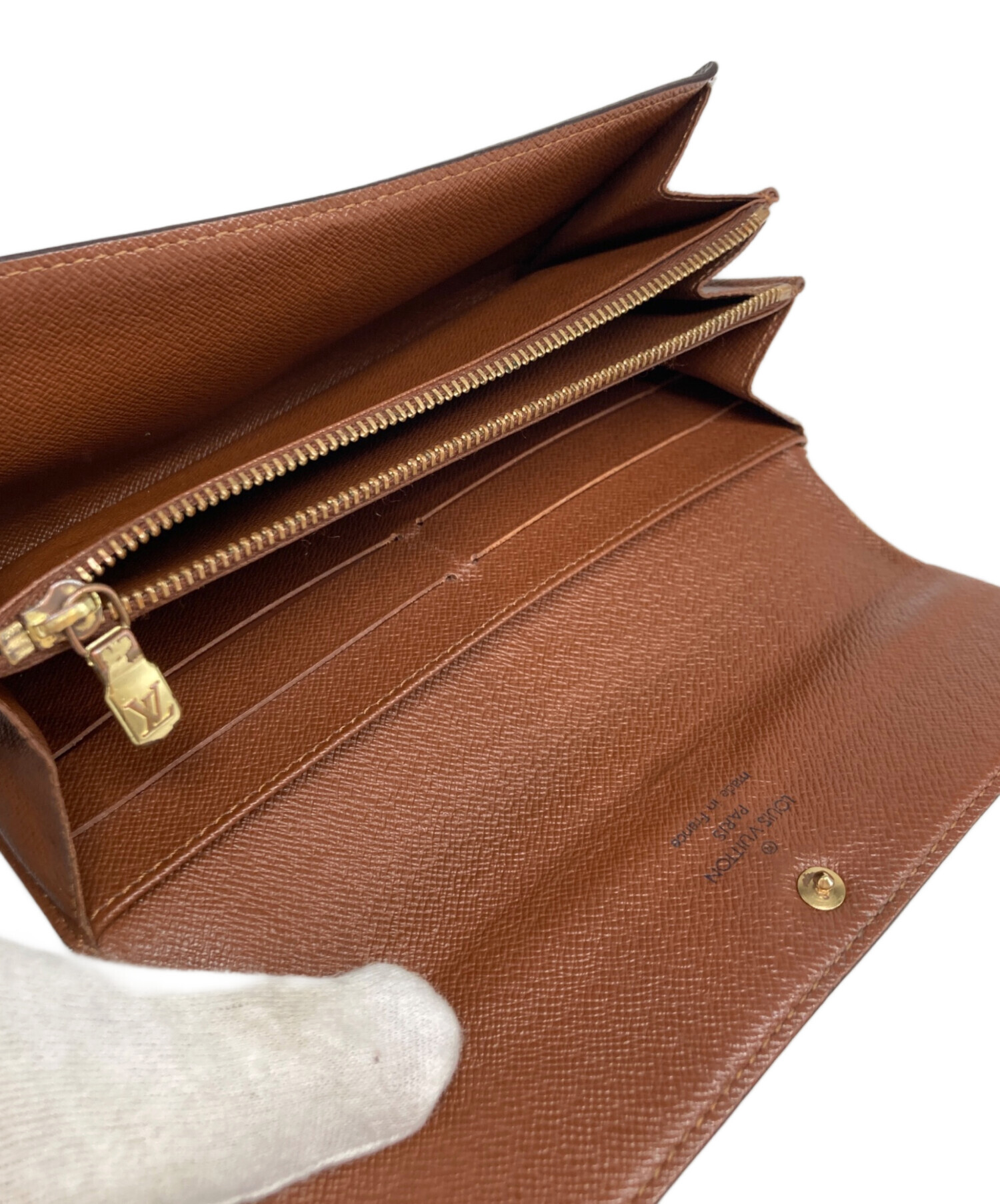 中古・古着通販】LOUIS VUITTON (ルイ ヴィトン) 長財布 ブラウン