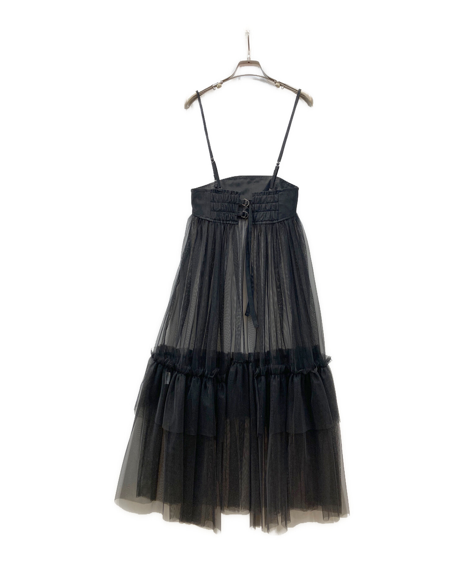 中古・古着通販】AULA AILA (アウラアイラ) 2WAY TULLE TIERED SKIRT 
